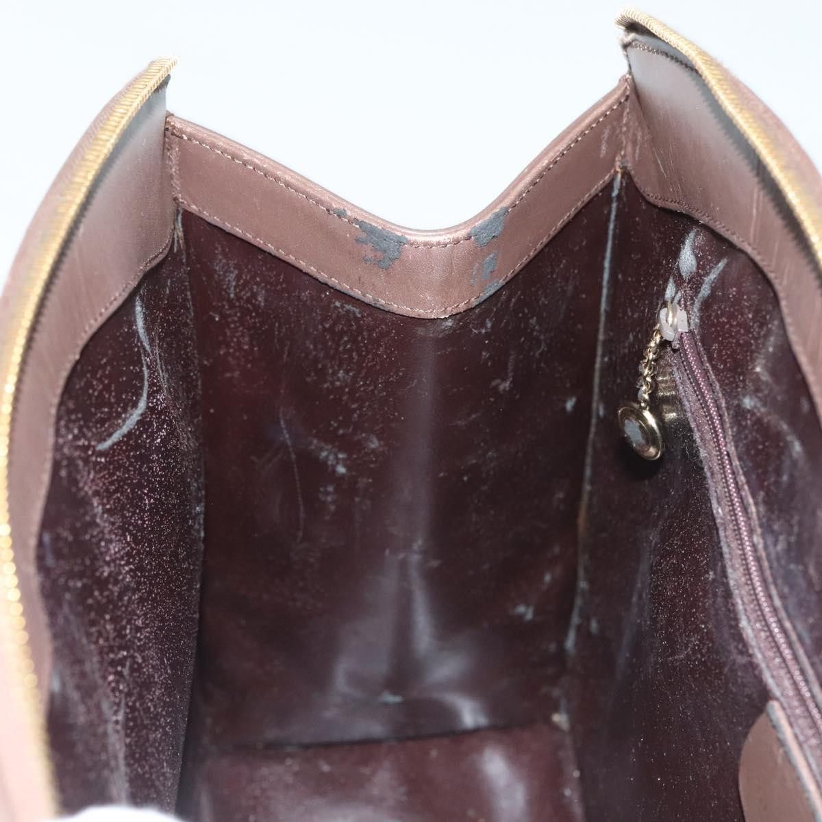 Gucci GUCCI Hand Bag Leather Brown Gold 000 1998 000 1998 Size ONE SIZE - 18 Thumbnail