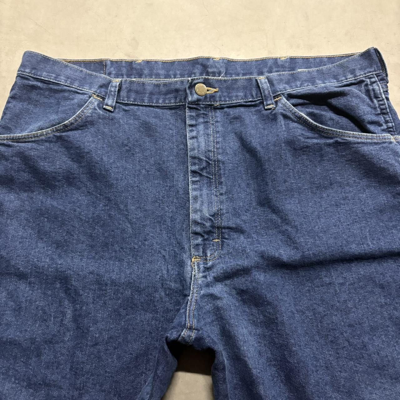 Vintage Crazy Vintage Y2K/2000s Baggy Workwear Style Dark Wash Denim Jeans! Size US 40 / EU 56 - 4 Thumbnail