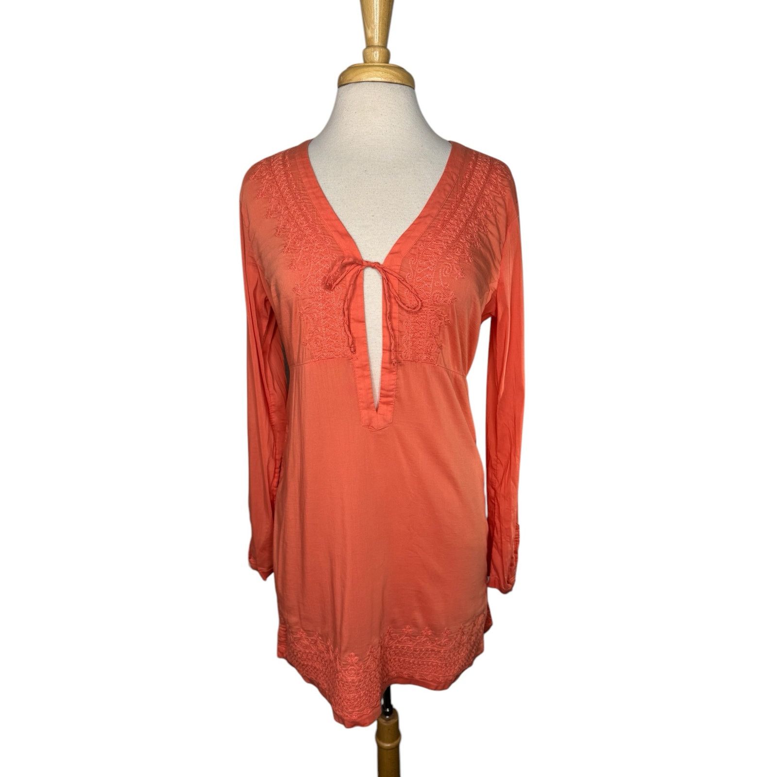 Athleta ATHLETA Kimssa Tunic Top in Light Coral Sunset Orange Small Size S / US 4 / IT 40 - 1 Thumbnail