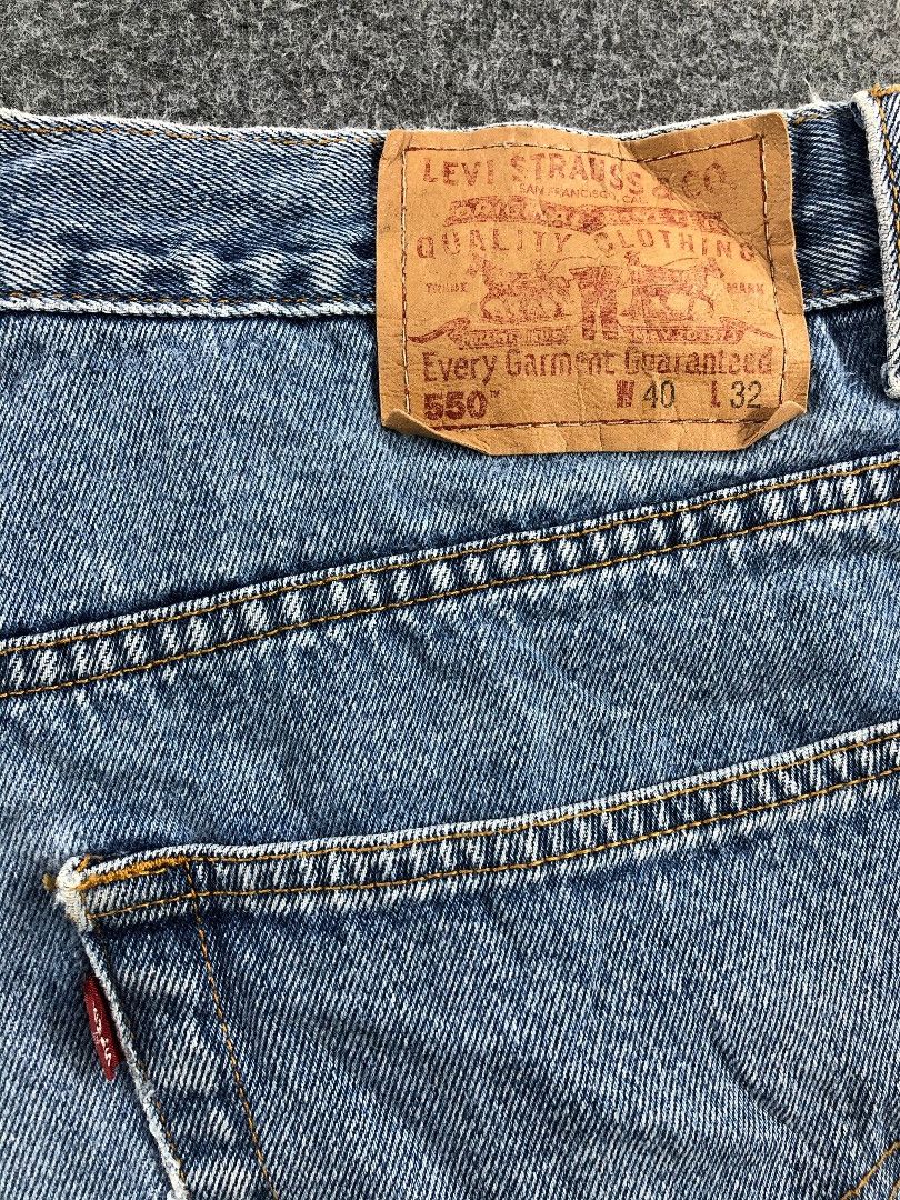 Levi's × Vintage Vintage 90s Light Wash Levis 550 Jeans-JM776 Size US 39 - 5 Thumbnail