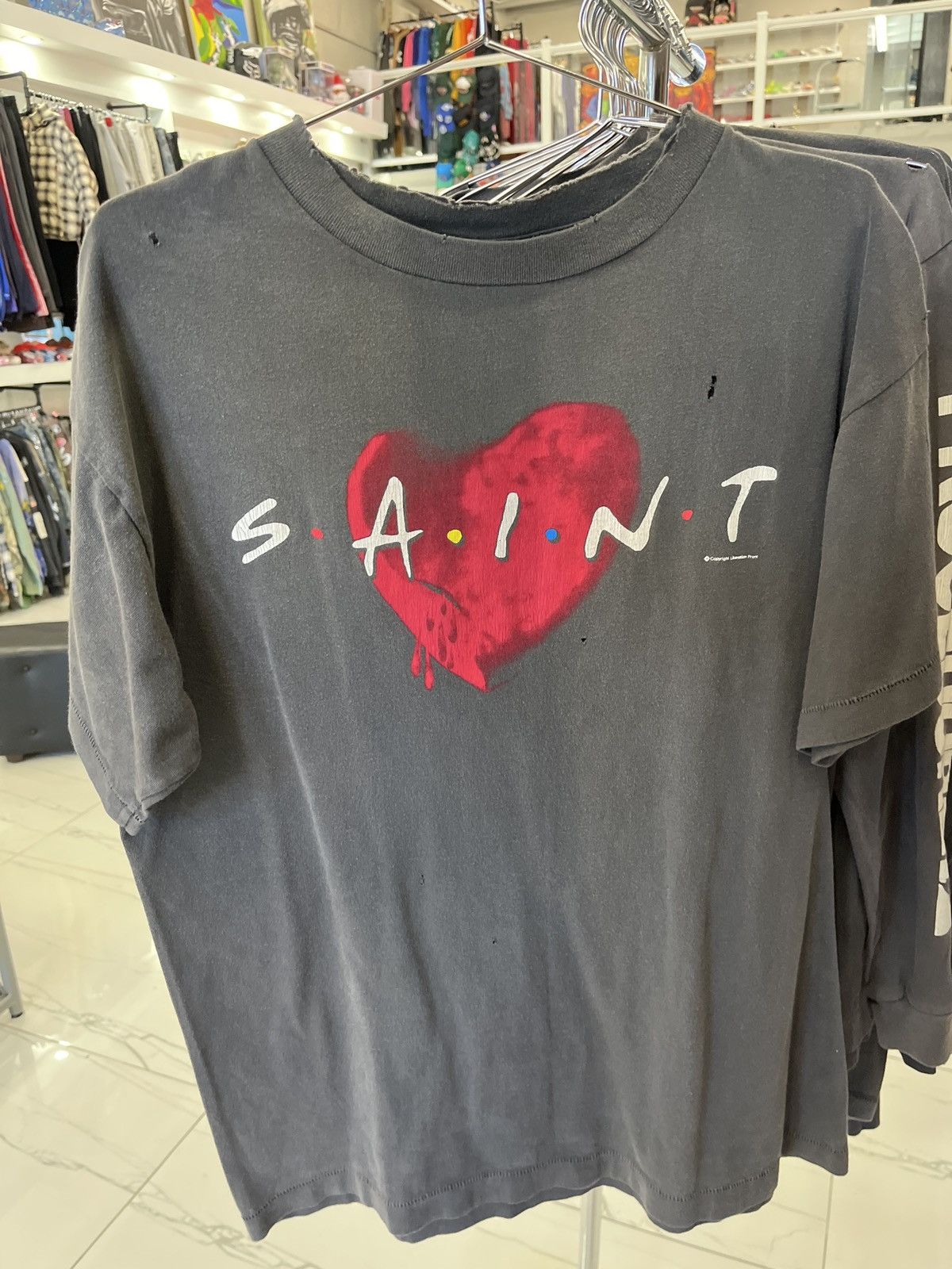 Saint Michael Sainr Michael Friends Heart Tee Size US M / EU 48-50 / 2 - 1 Thumbnail