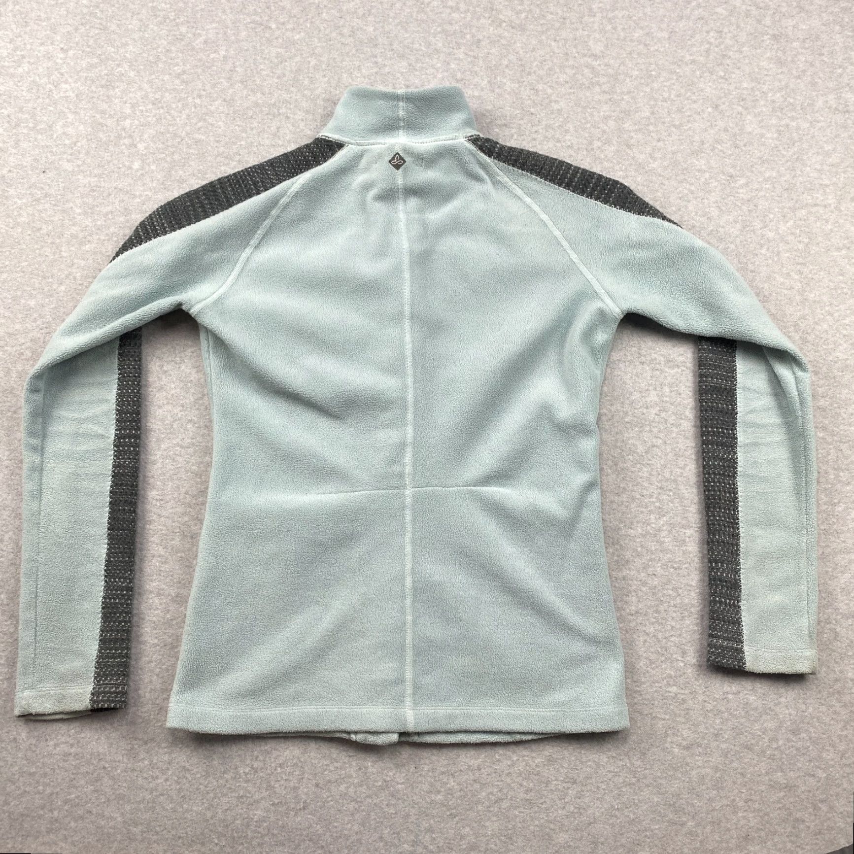 Prana prAna Full Zip Sweater Womens Small Blue Mock Neck Zip Pocket Fleece Button Zipper All Seasons Athleisure Size S / US 4 / IT 40 - 6 Thumbnail