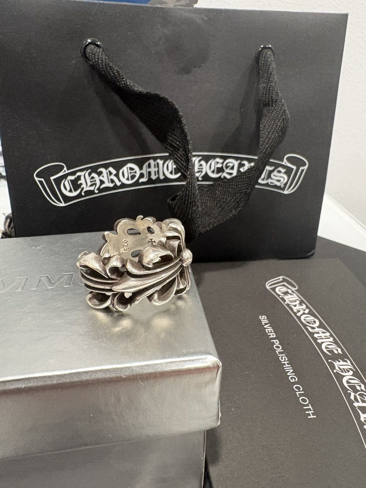 Chrome Hearts Chrome Hearts Double Floral Ring Size ONE SIZE - 6 Thumbnail