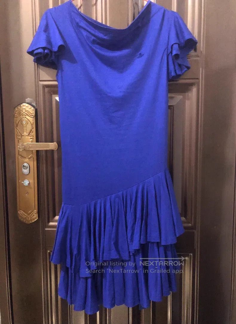 Vivienne Westwood Vivienne Westwood Navy blue ruffled cake dress Size M / US 6-8 / IT 42-44 - 6 Thumbnail