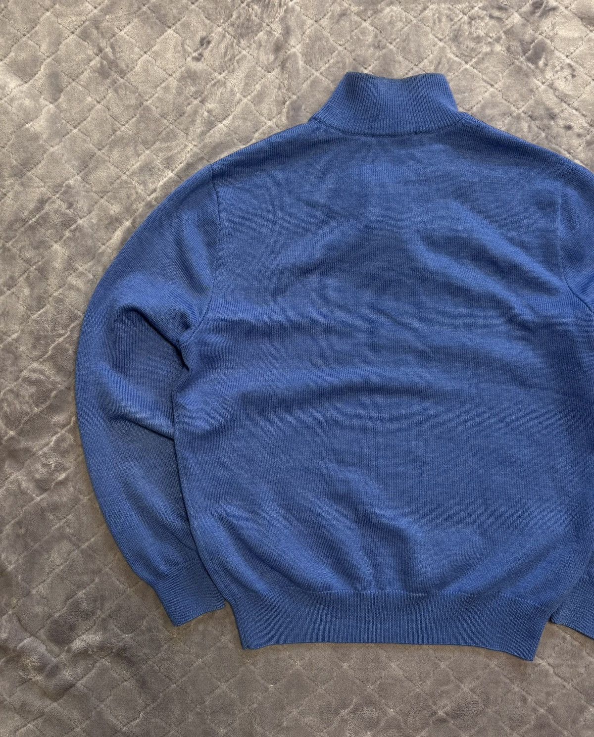 Polo Ralph Lauren × Vintage Vintage Polo Ralph Lauren Knitted 1/4 Zip Up Sweater Medium Size US M / EU 48-50 / 2 - 8 Thumbnail