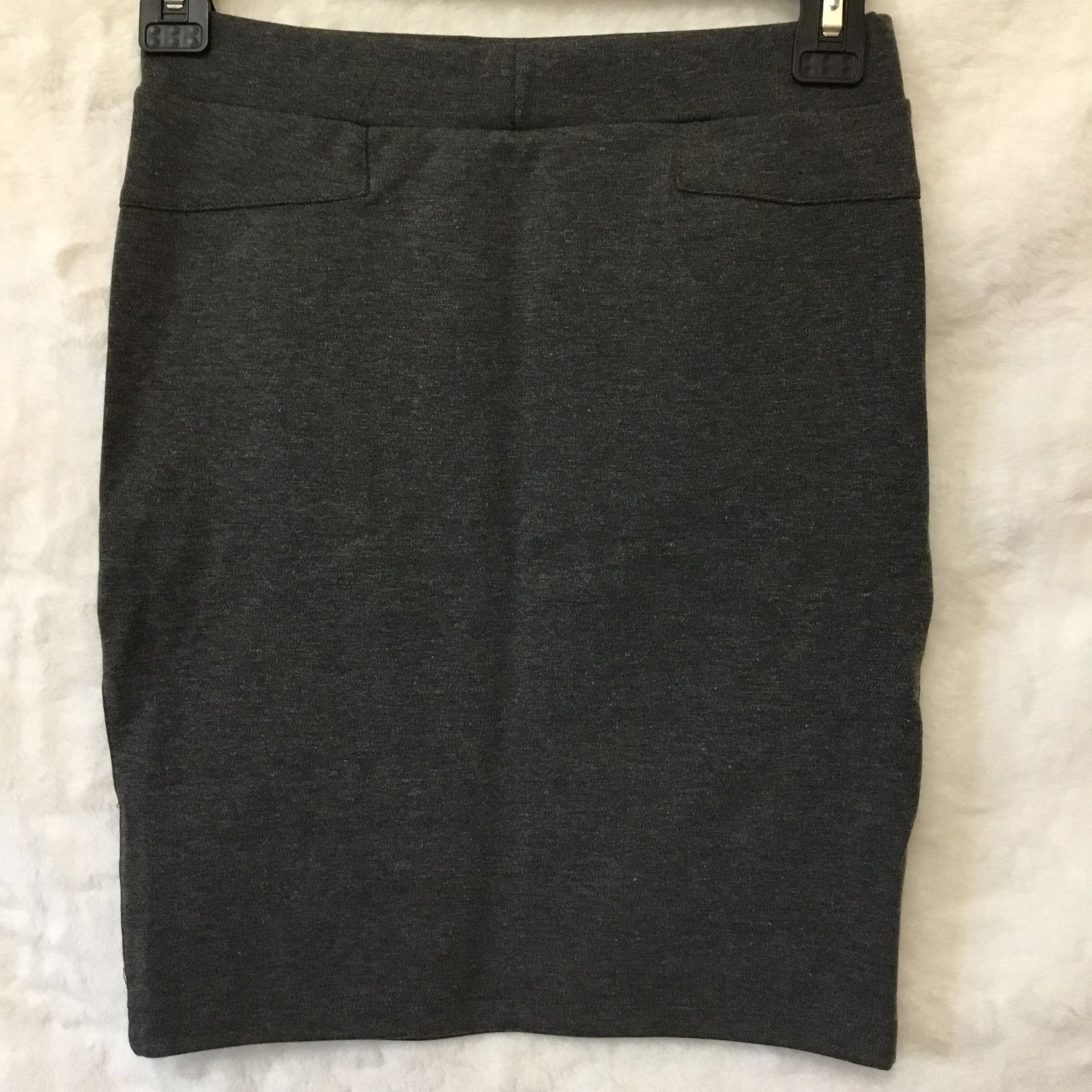 Eleven Paris Eleven Paris Gray Knit Pencil Skirt Size 26" / US 2 / IT 38 - 3 Thumbnail