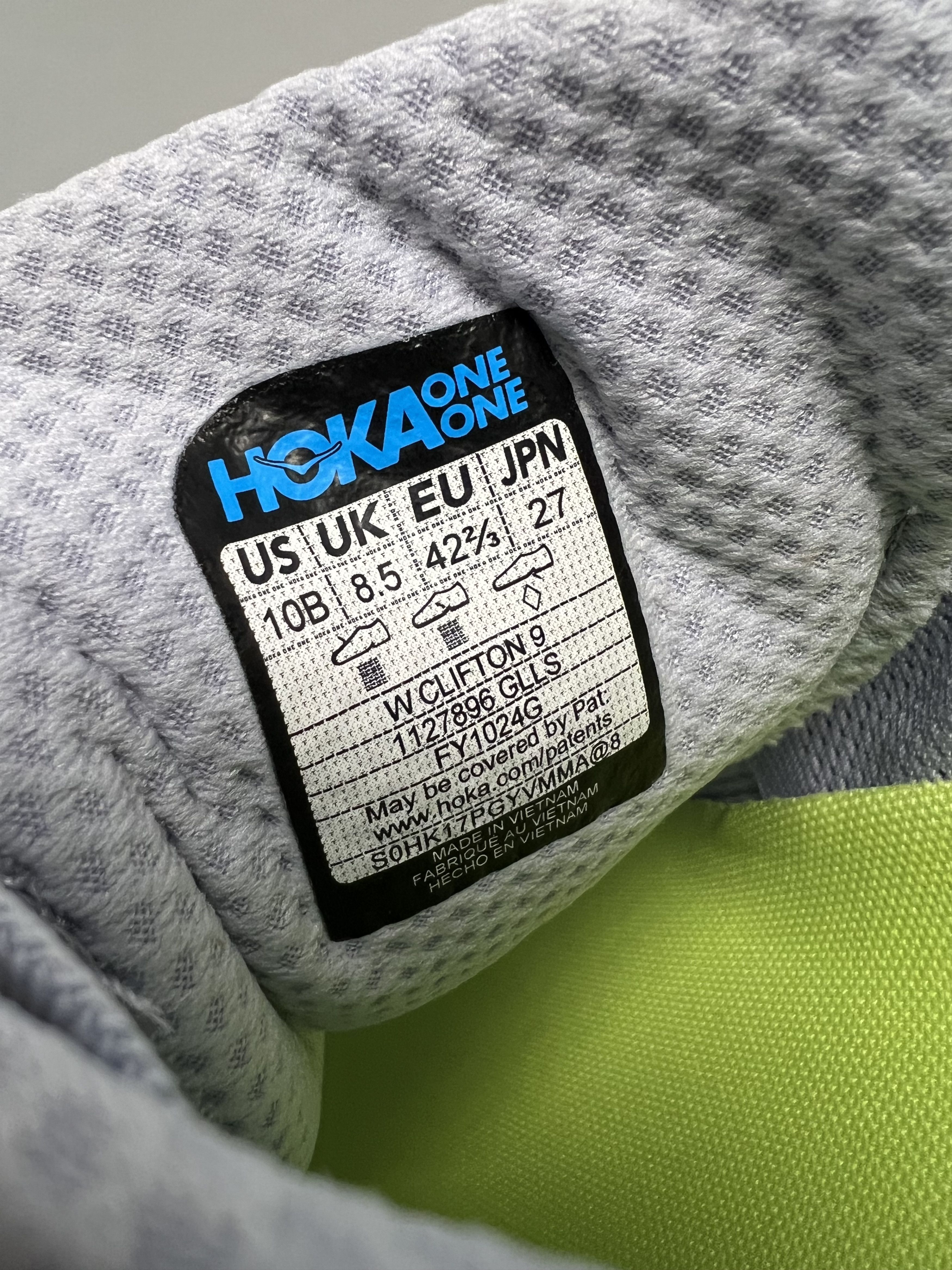 Hoka 10B Hoka One One Clifton 9 Running Shoes Walking Gym Size US 10 / IT 40 - 11 Thumbnail