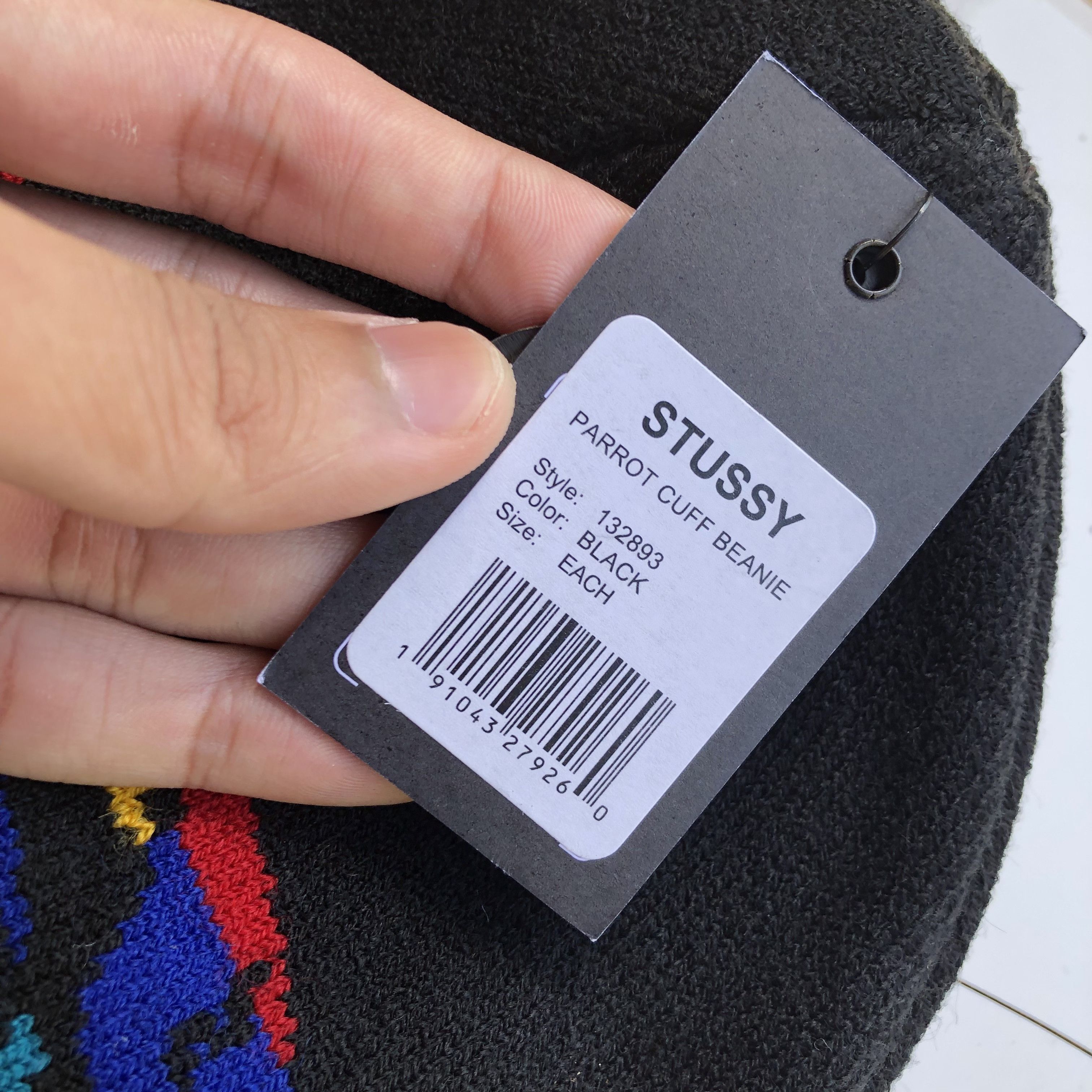 Stussy Parrot Logo Stussy Beanie - Black Size ONE SIZE - 3 Thumbnail