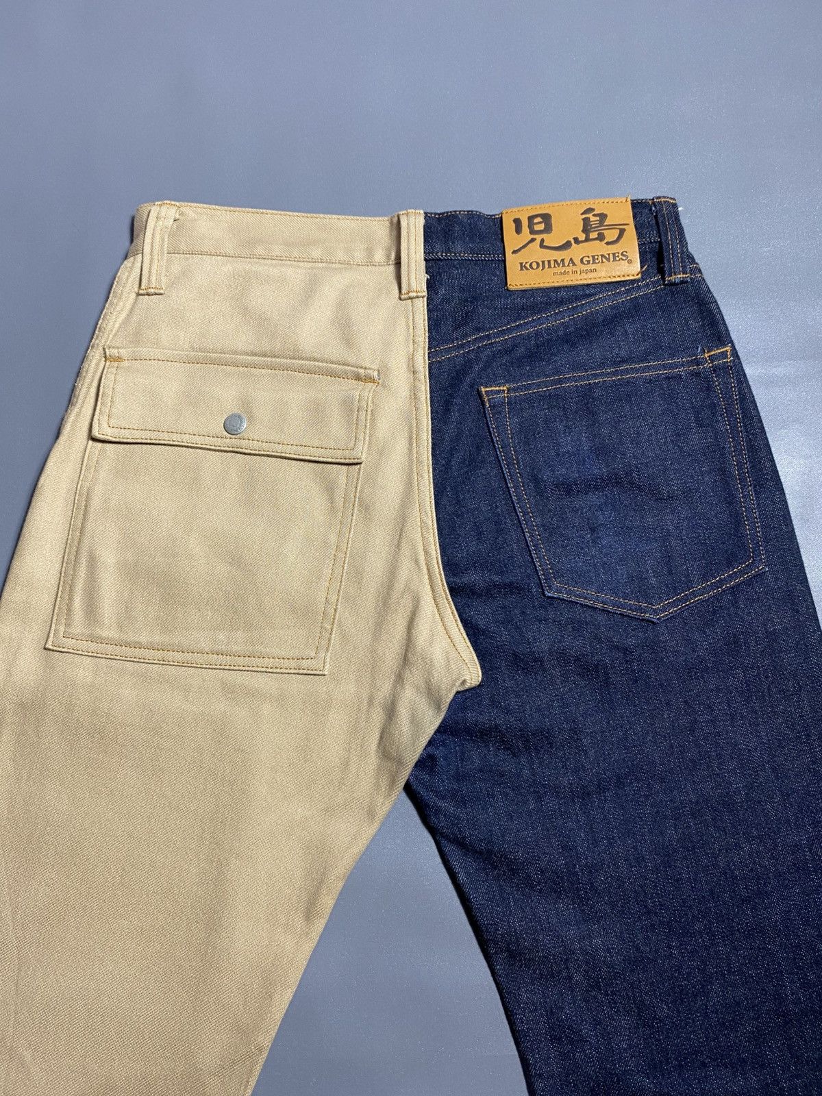 KOJIMA GENES KOJIMA GENES Japan Nice Design Indigo Jeans Size US 30 / EU 46 - 5 Thumbnail