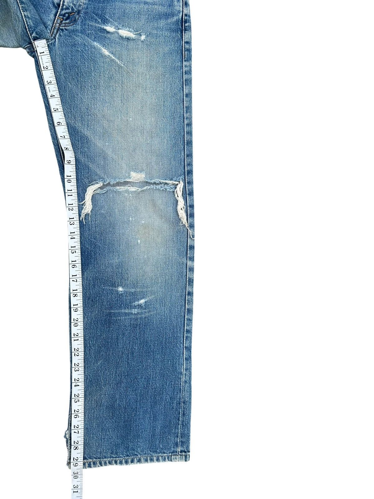 Kapital Vintage Levis Big E Selvedge Thrashed Denim Jeans Size US 29 - 18 Thumbnail