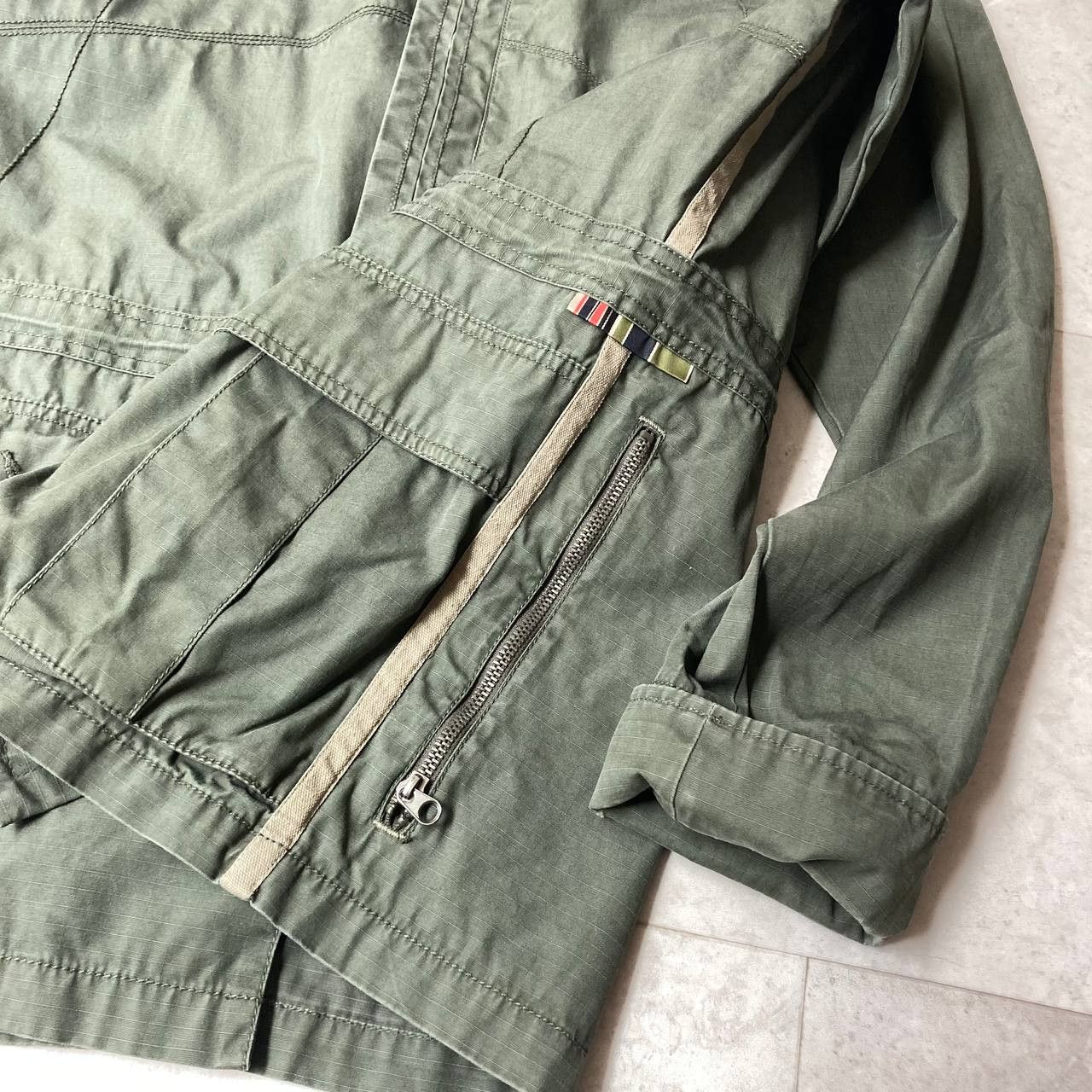 Triple 5 Soul Triple 5 Soul E89 Tactical Ripstop Military Khaki Jacket Size US L / EU 52-54 / 3 - 3 Thumbnail
