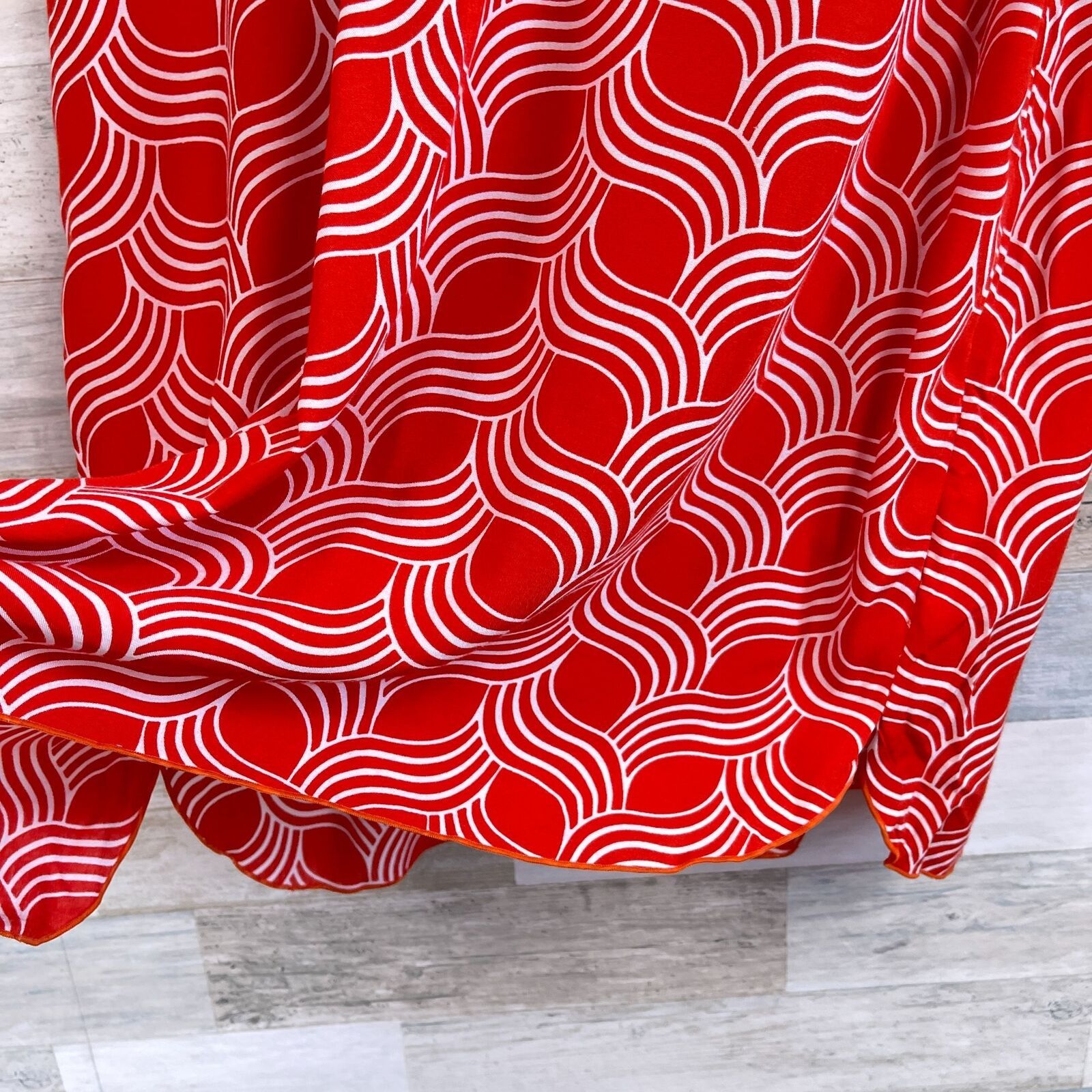 Other Escapada Annie 3/4 Sleeve Dress Orange White Tie Waist M Size M / US 6-8 / IT 42-44 - 5 Thumbnail
