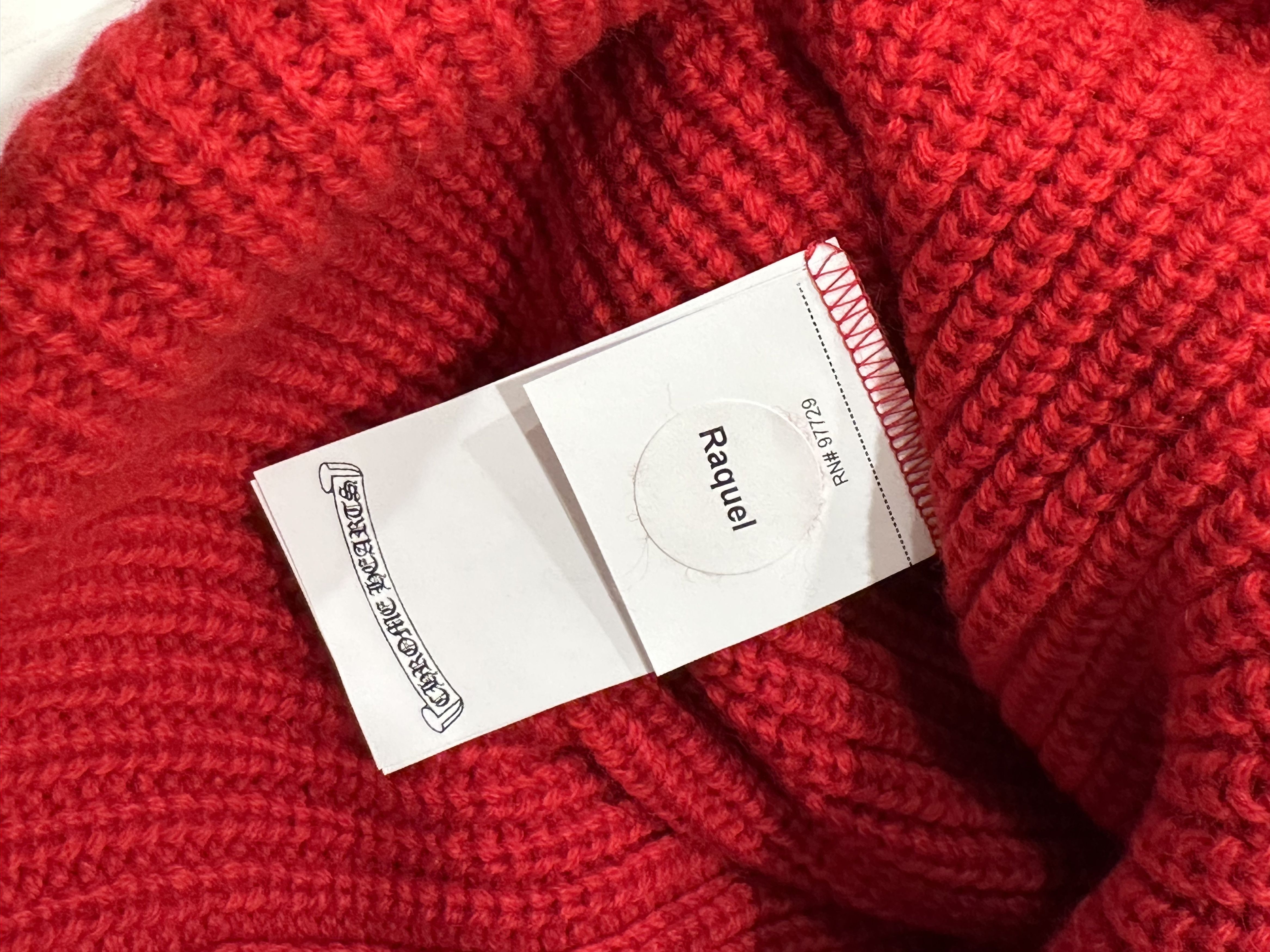Chrome Hearts Chrome Hearts Sludge Triple Star Patch Cashmere Beanie Size ONE SIZE - 4 Thumbnail