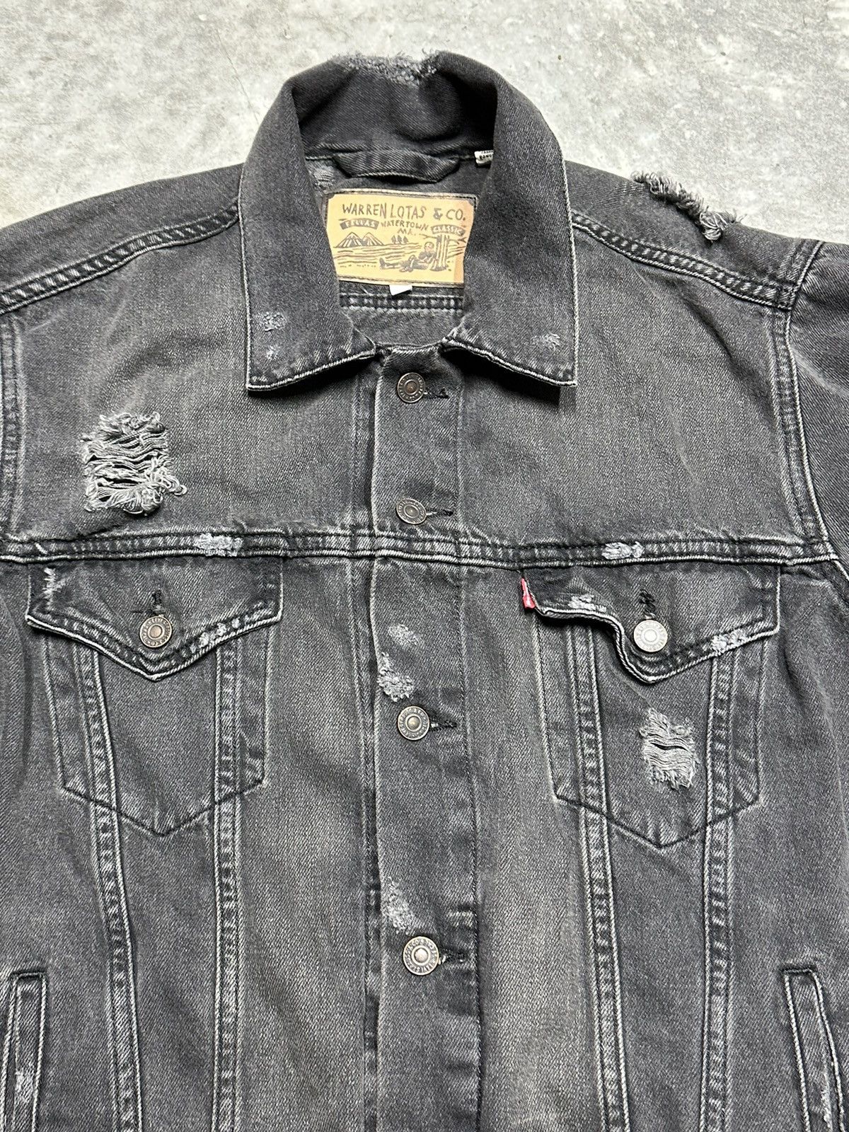 Levi's Rare Warren Lotas Levi’s denim jacket Size US XL / EU 56 / 4 - 4 Thumbnail