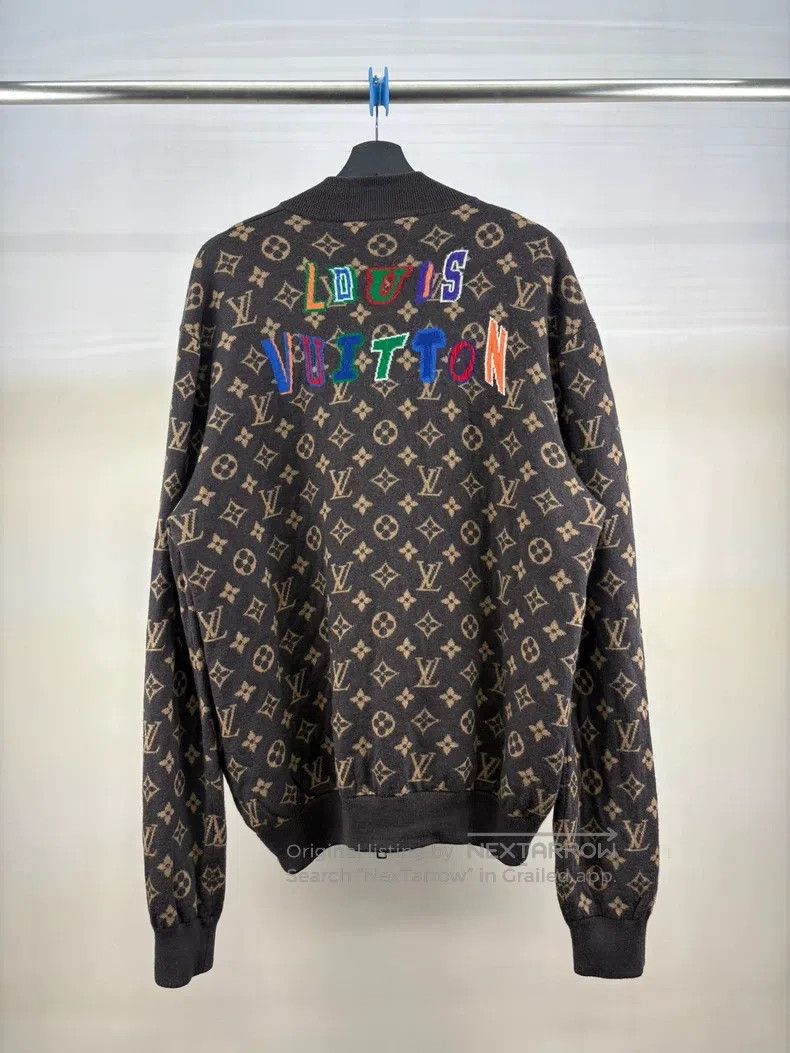Louis Vuitton Louis Vuitton Nba full print co-branded zipper wool jacket Size US XXL / EU 58 / 5 - 2 Thumbnail