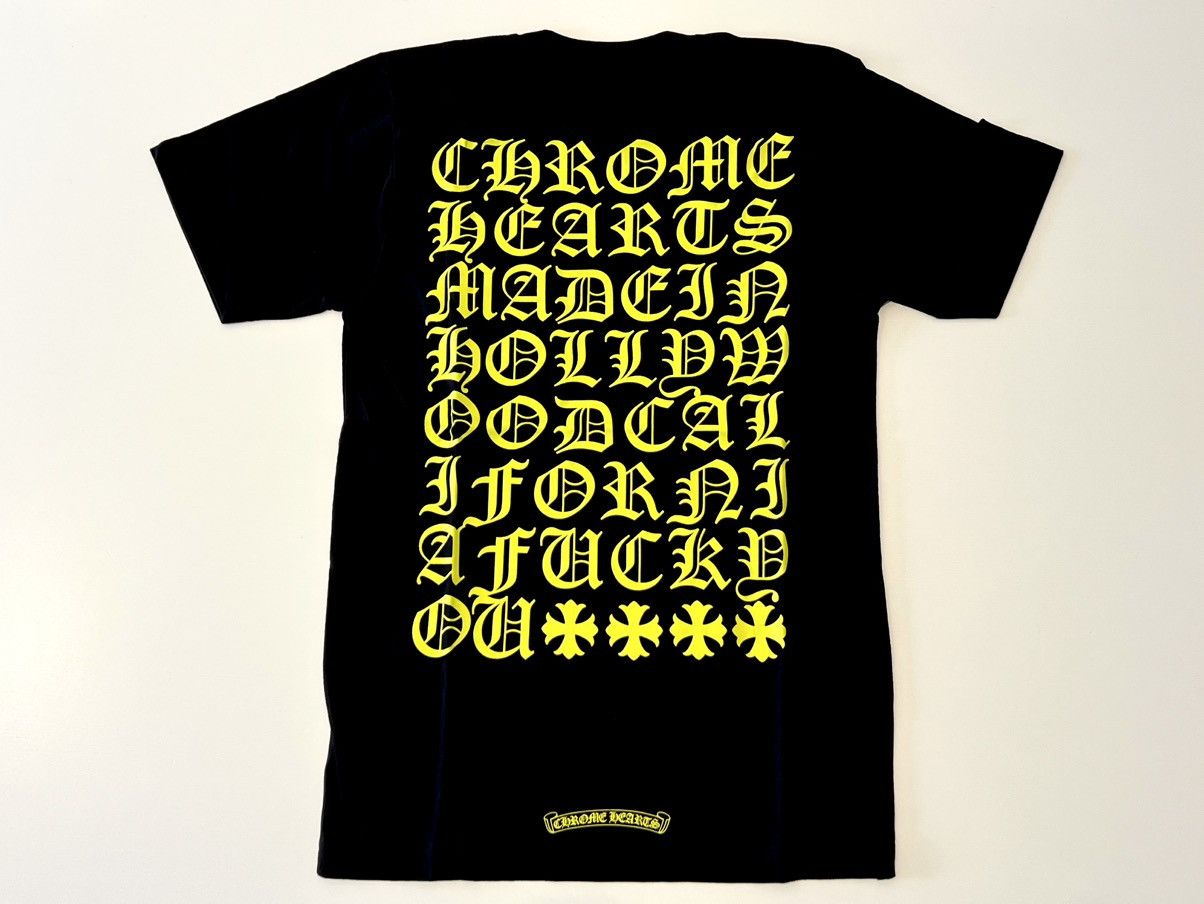 Chrome Hearts Chrome Hearts Made in Hollywood California Tee Size US S / EU 44-46 / 1 - 1 Thumbnail