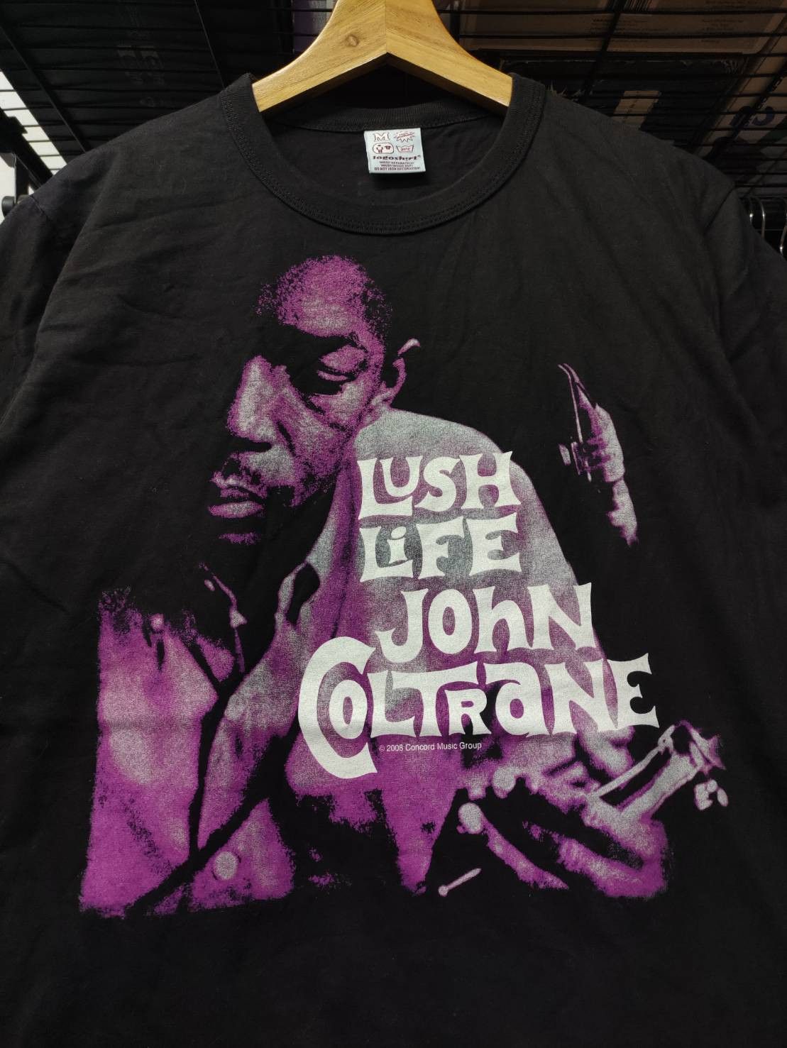 Band Tees Vtg 00's John Coltrane " Lush Life " Album Promo T-Shirt Size US M / EU 48-50 / 2 - 1 Thumbnail