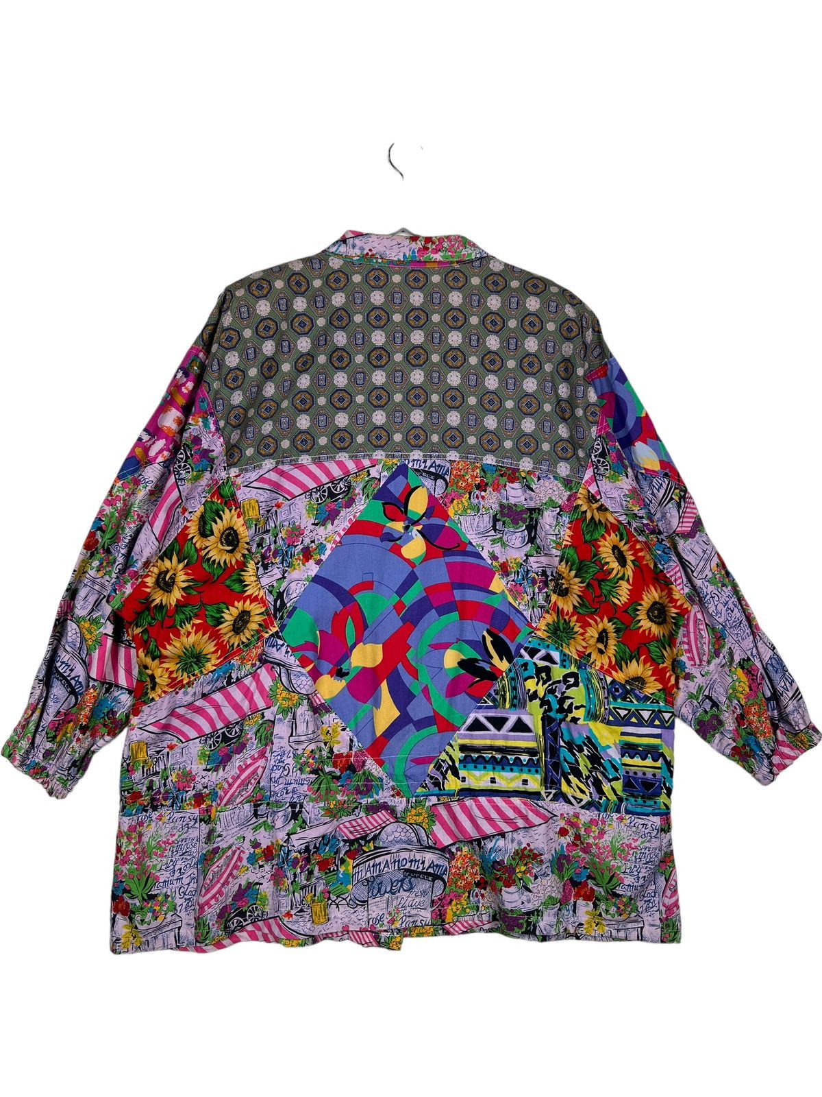 Japanese Brand 🔥 VINTAGE JAPANESE HARAJUKU STYLE PATCWORK JACKET Size US M / EU 48-50 / 2 - 8 Thumbnail
