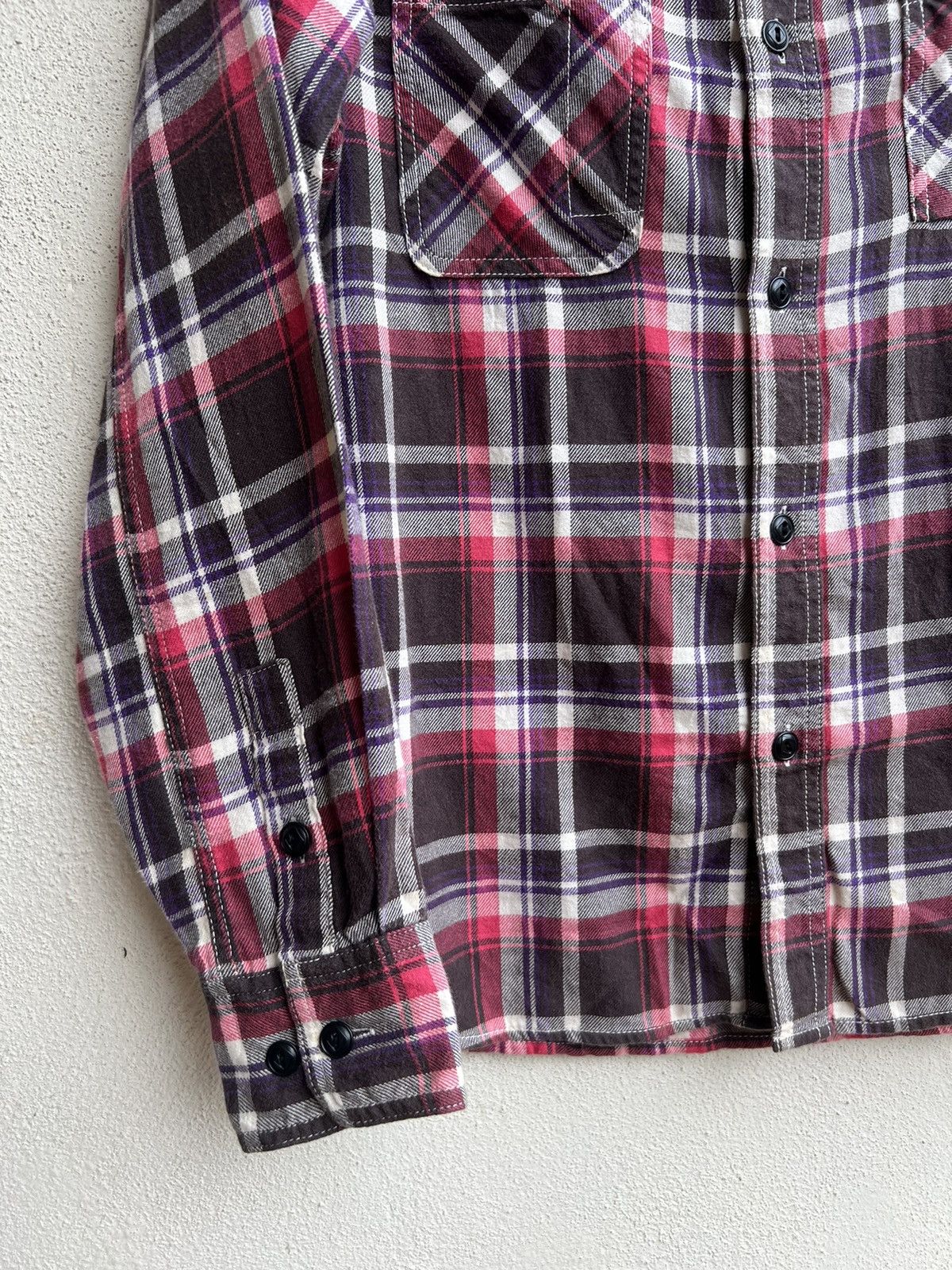 Cushman Cushman Japan Chin Strap Gusset Flannel Shirt Size US M / EU 48-50 / 2 - 9 Thumbnail