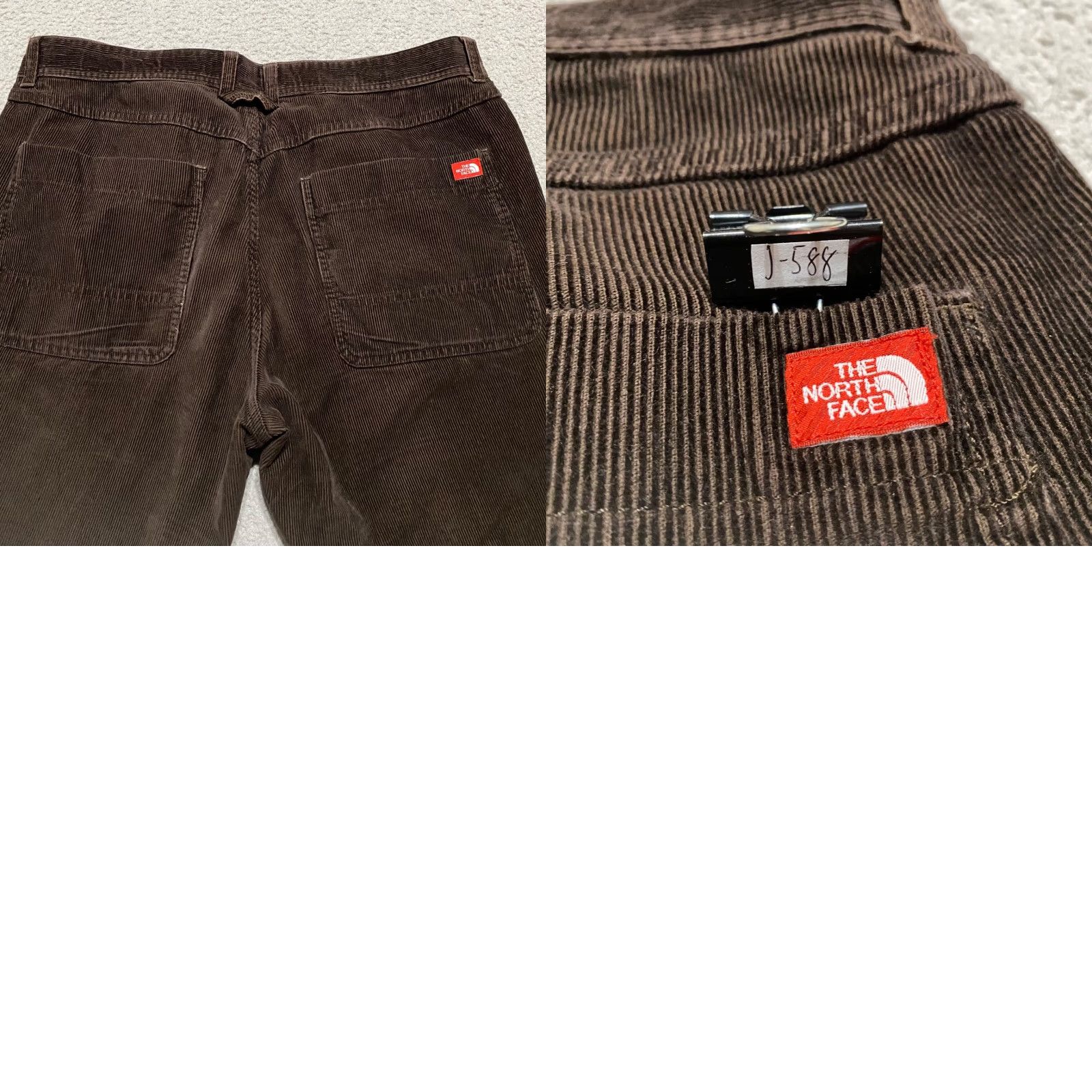 The North Face The North Face Mens Jeans 36 Dark Brown Corduroy Straight Mid Rise 5-Pocket Regular Inseam 30 In Winter Spring Fall Mens Brown 36 The North Face Jeans Size US 36 / EU 52 - 9 Thumbnail