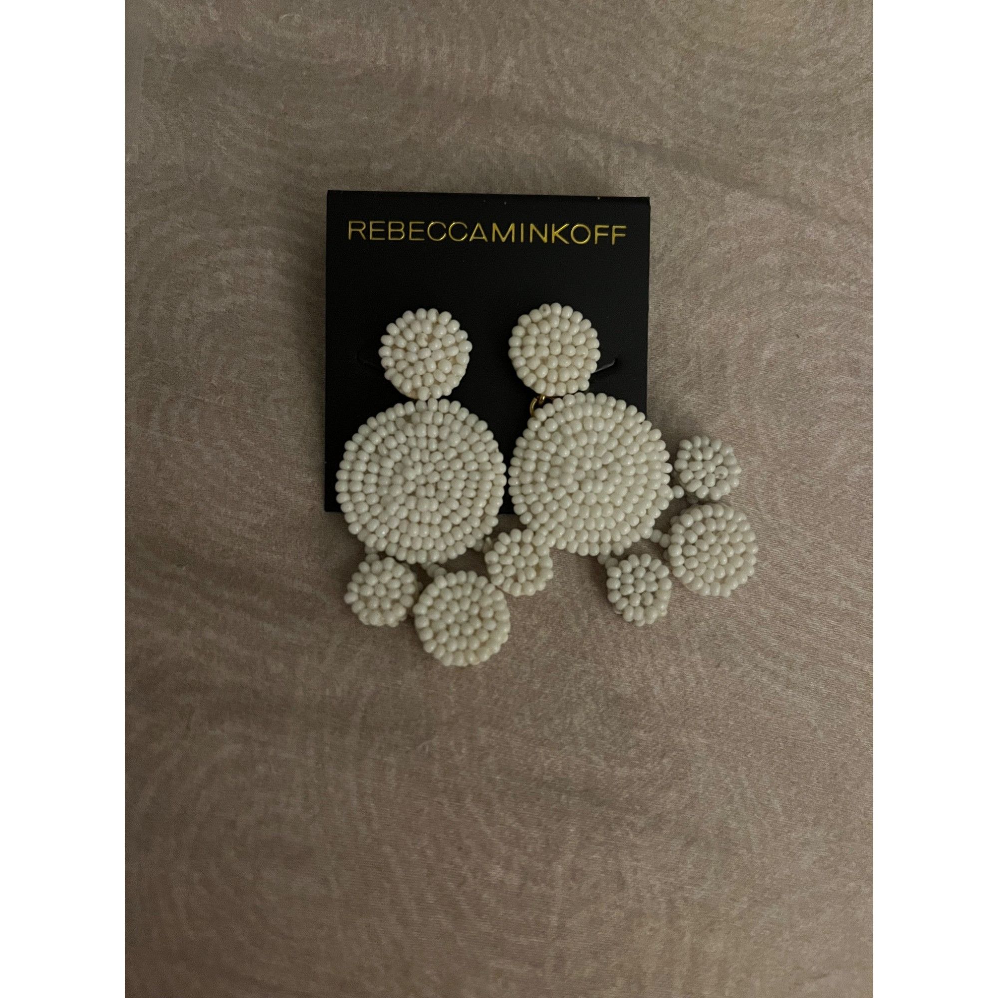 Rebecca Minkoff Rebecca Minkoff white earrings Size ONE SIZE - 1 Thumbnail