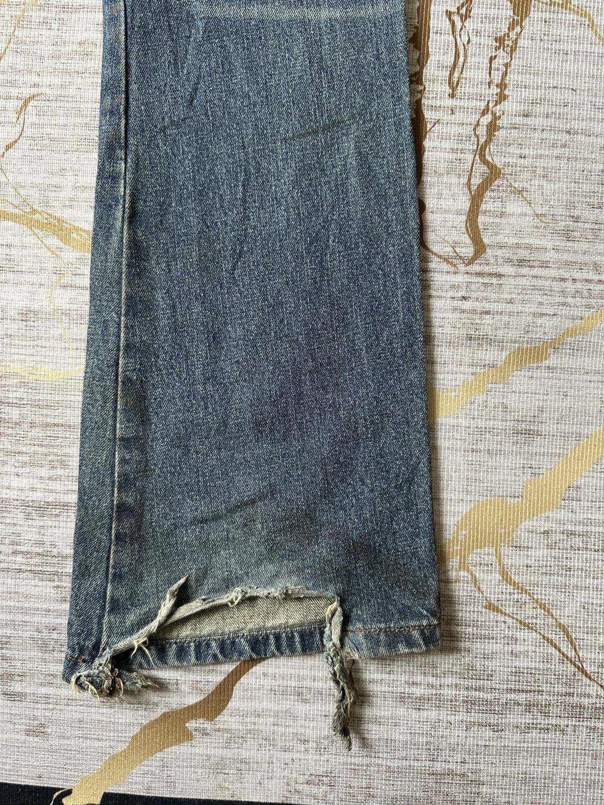 Japanese Brand FLARE Philodox Distressed Design Denim Size US 30 / EU 46 - 14 Thumbnail
