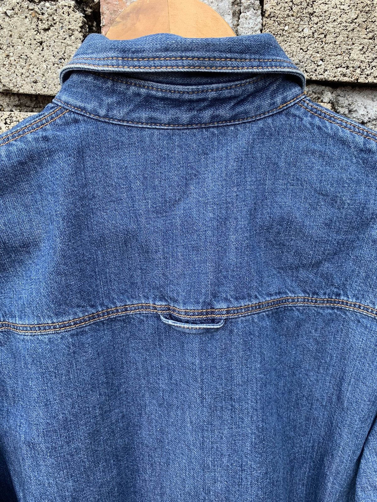 Japanese Brand 🔥Steals🔥 Macphee denim shirt button up Size L / US 10 / IT 46 - 12 Thumbnail