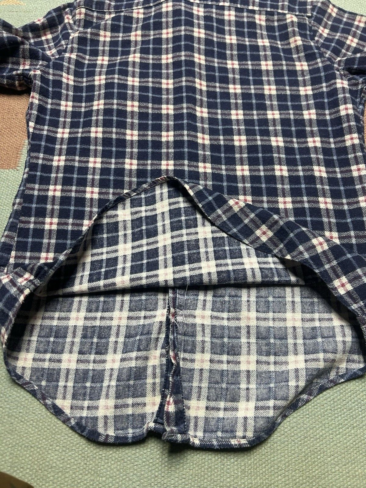 Vintage 70s printed flannel shirt brushed cotton JCPenney boys 18 Size US S / EU 44-46 / 1 - 6 Thumbnail
