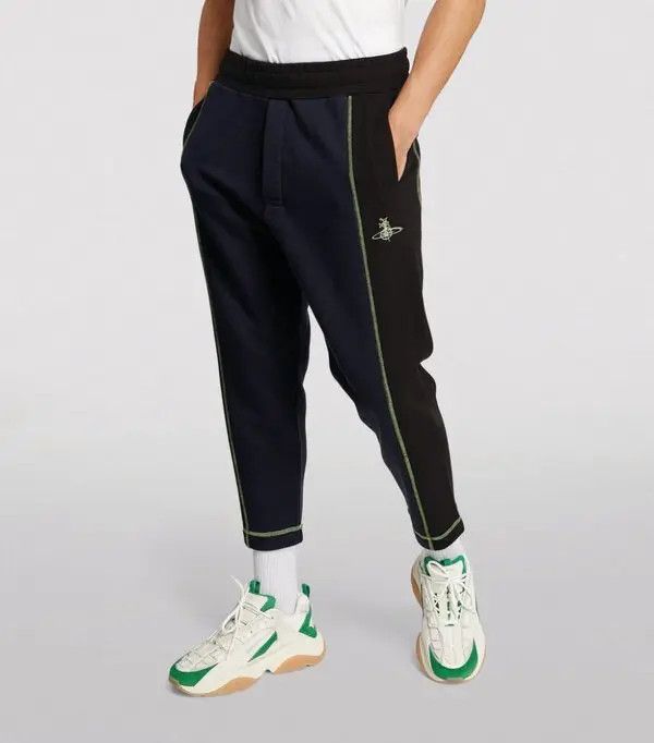 Vivienne Westwood o1y0525 Jogger & Sweatpant in Midnight Blue/Black Size US 28 / EU 44 - 2 Thumbnail