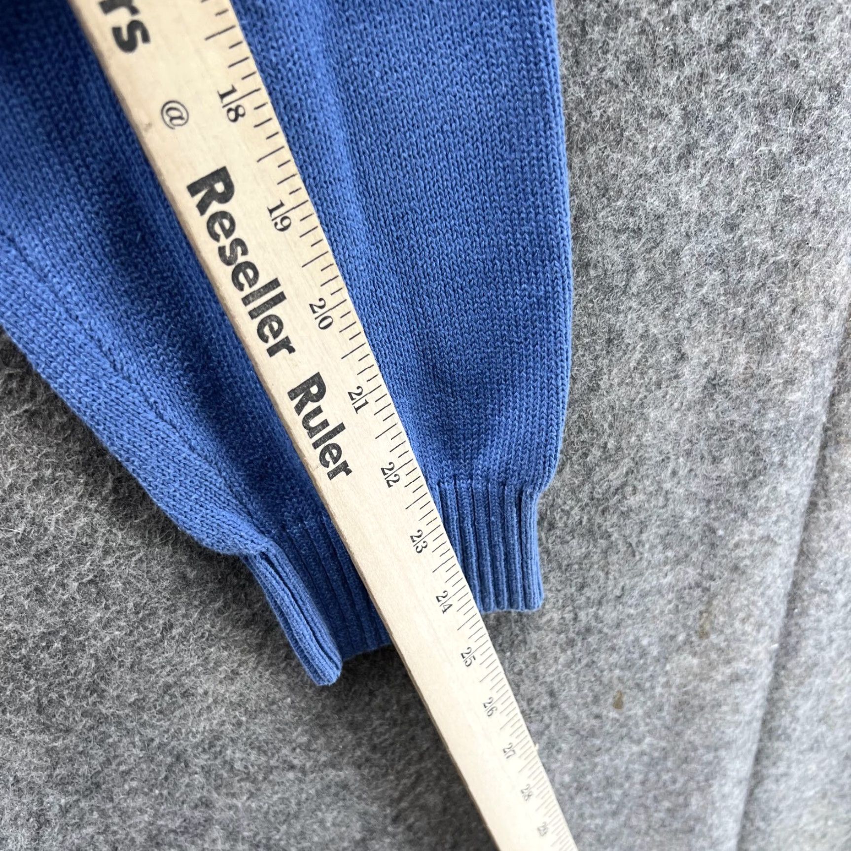 Brooks Brothers VINTAGE Brooks Brothers Sweater Men Large Blue Pullover Fleece Cotton Jacket Size US L / EU 52-54 / 3 - 4 Thumbnail