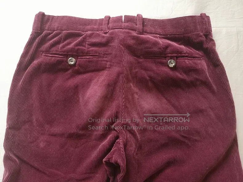 Tom Ford Tom Ford Corduroy casual pants, burgundy, 100% cotton long Size US 36 / EU 52 - 8 Thumbnail