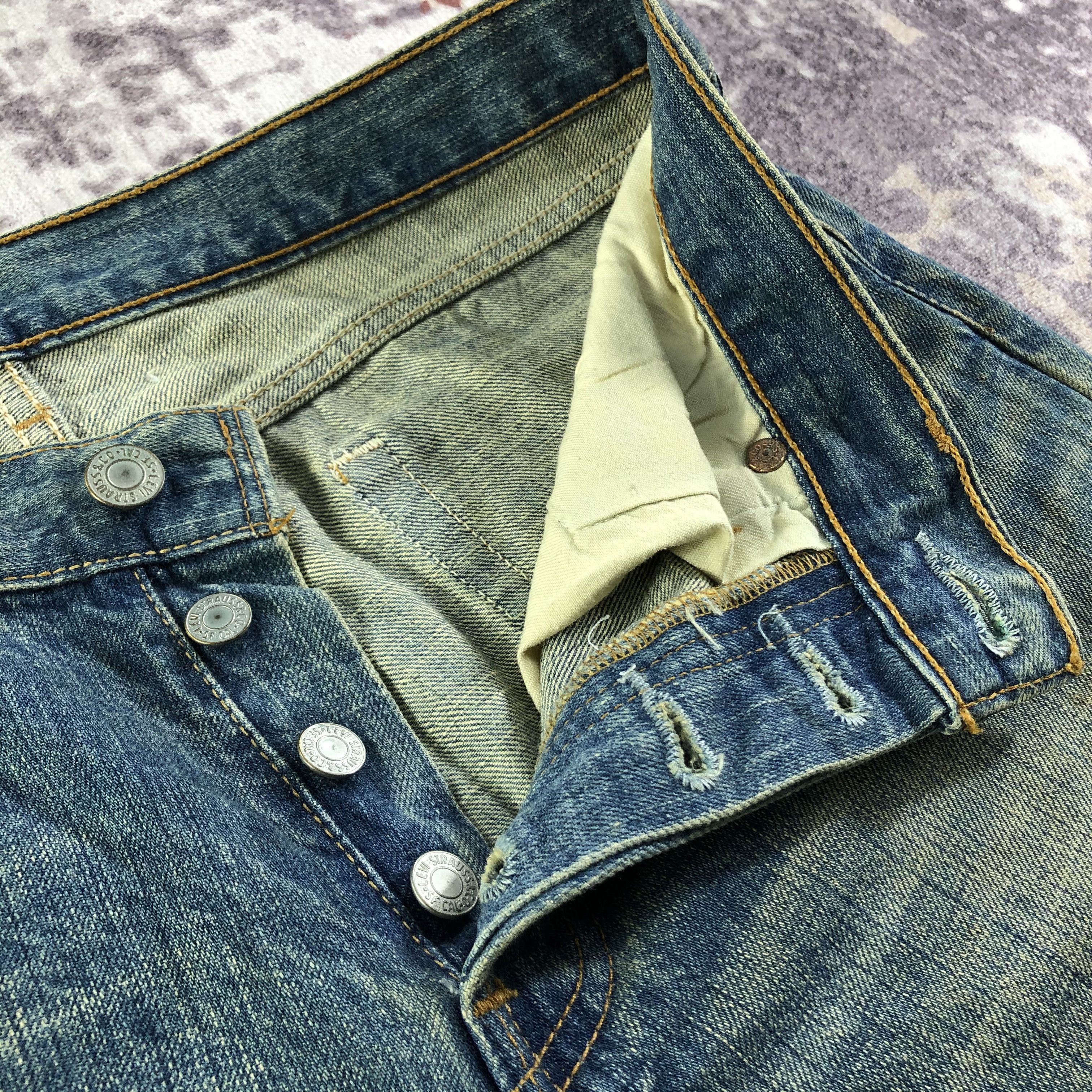 Levi's 90s Vintage Levis 501 Jeans-JM3279 Size US 31 - 8 Thumbnail