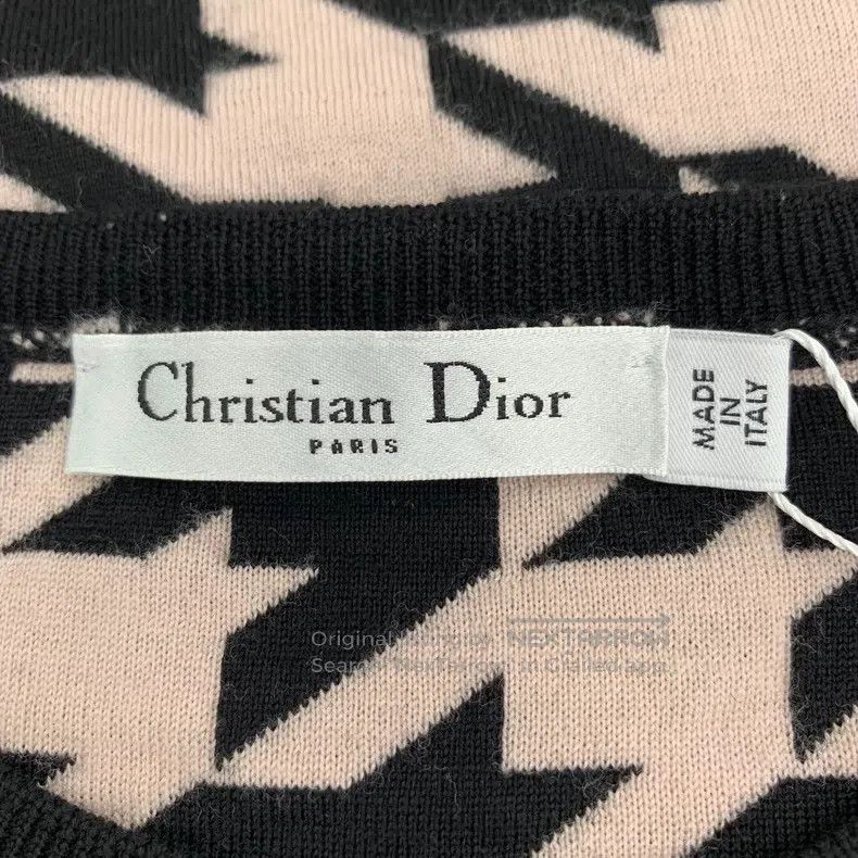 Dior Dior Colour-matched check cotton round-neck short-sleeved Size M / US 6-8 / IT 42-44 - 5 Thumbnail