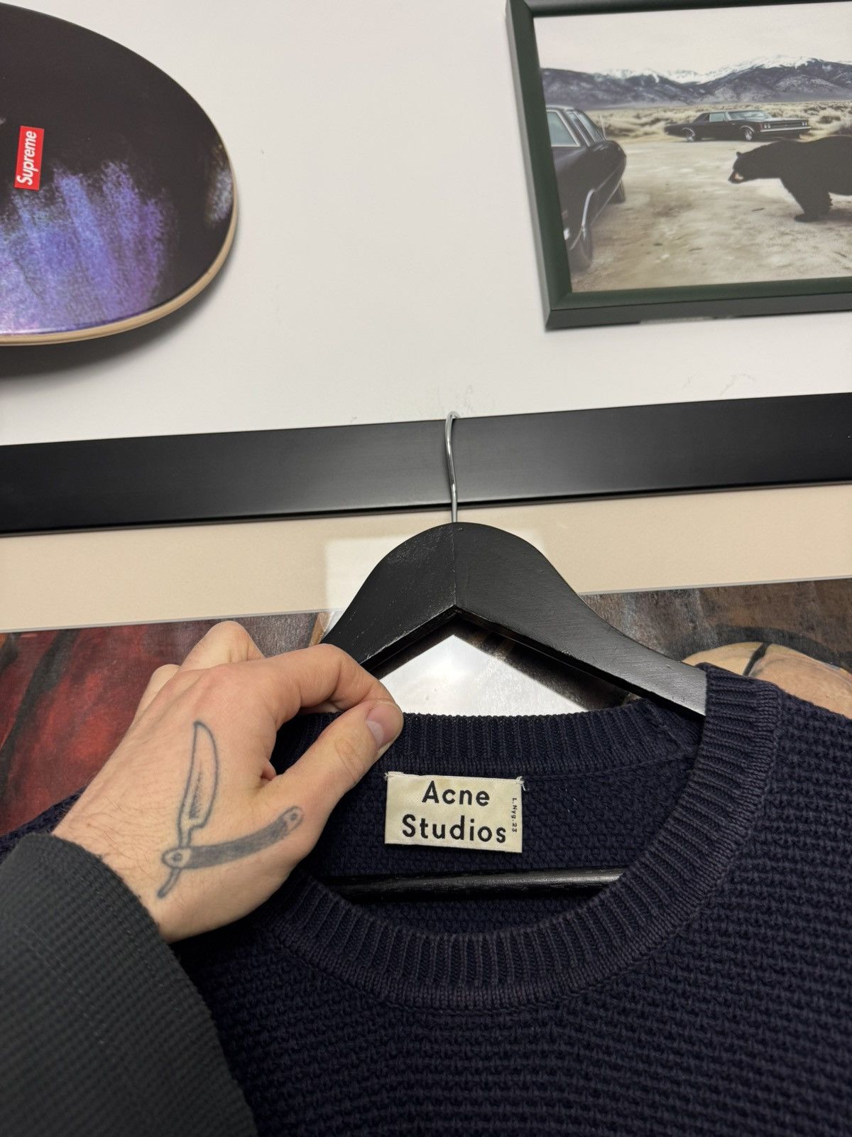 Acne Studios SS14 Acne Studios Cusco Bubble Ribbed Knit Sweater Boxy Fit Size US L / EU 52-54 / 3 - 4 Thumbnail