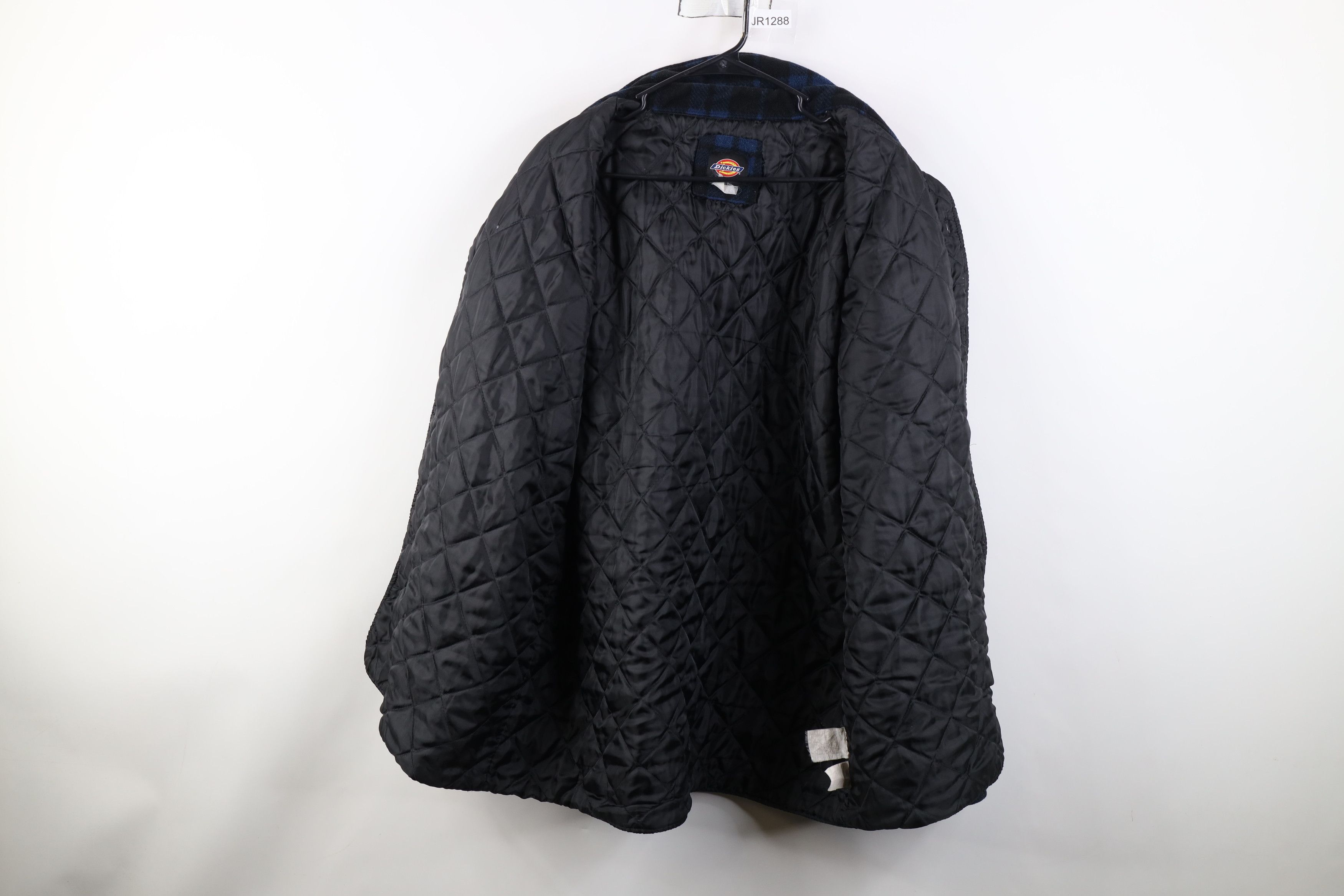 Dickies Vintage Y2K Dickies Quilted Fleece Button Shirt Jacket Plaid Size US XL / EU 56 / 4 - 11 Thumbnail