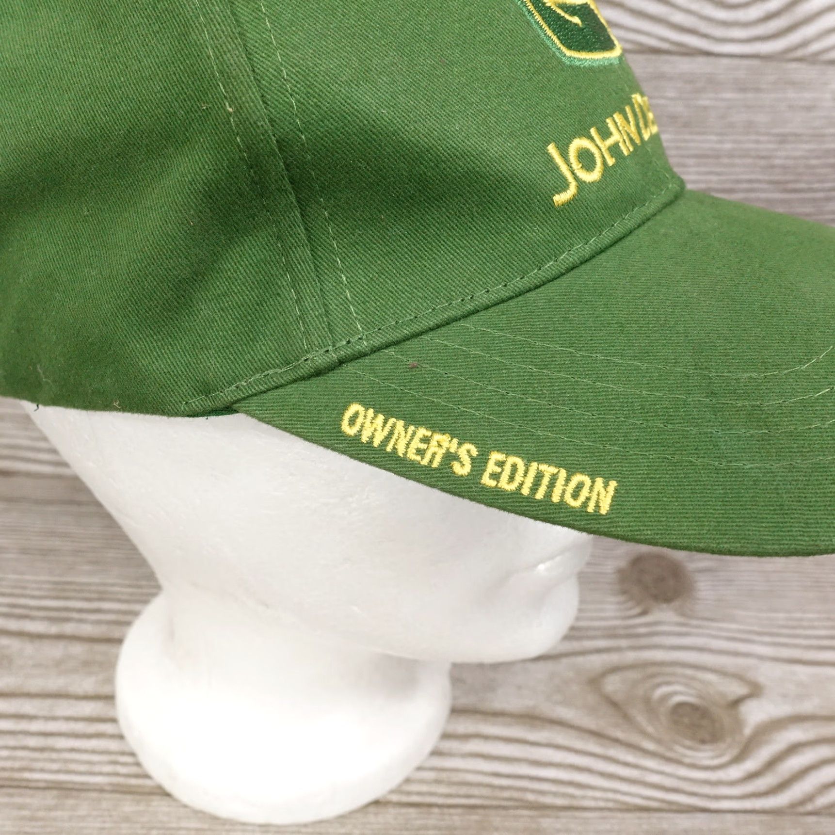 John Deere VINTAGE JOHN DEERE CAMOUFLAGE BASEBALL CAP STRAPBACK GREEN ONE SIZE MEN'S Size ONE SIZE - 4 Thumbnail