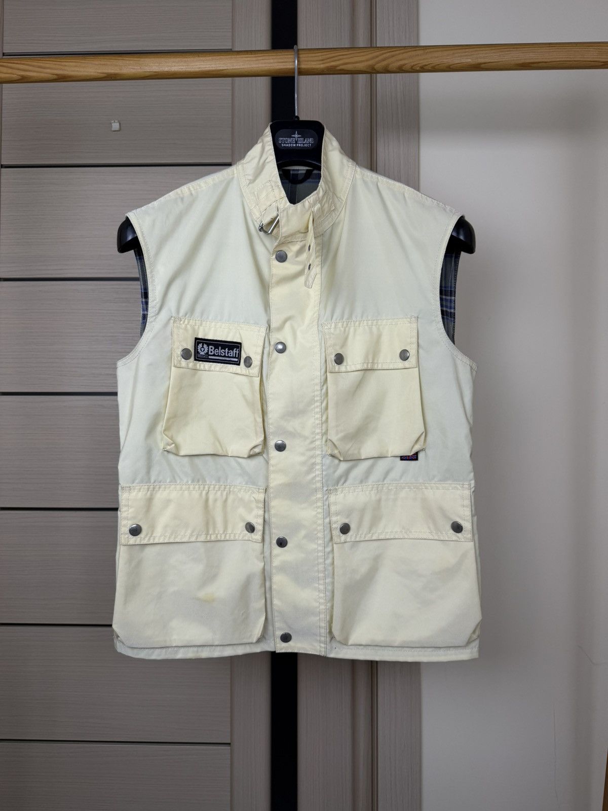 Belstaff BELSTAFF Multi Pocket 3M Details Nylon Biker Vest Waistcoat Size US S / EU 44-46 / 1 - 1 Thumbnail
