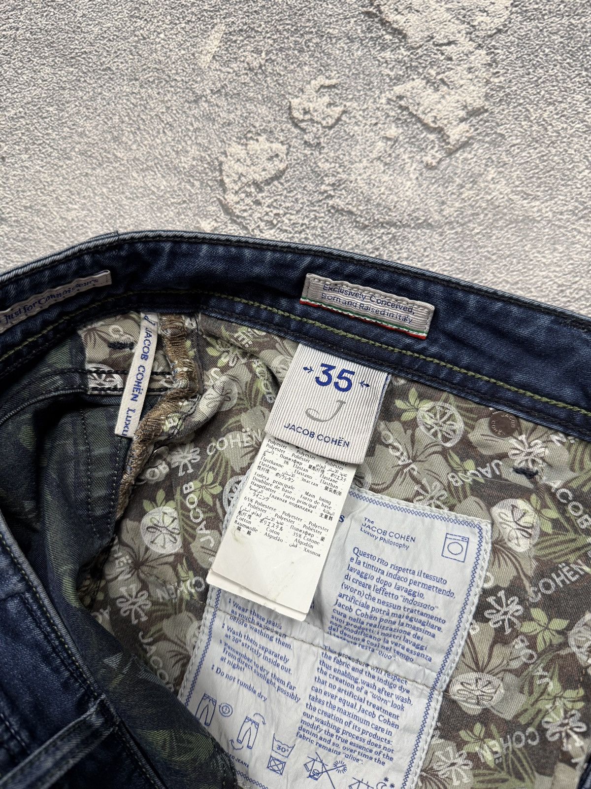Jacob Cohen Vintage Jacob Cohen Limited Edition Jeans Size US 35 - 19 Thumbnail