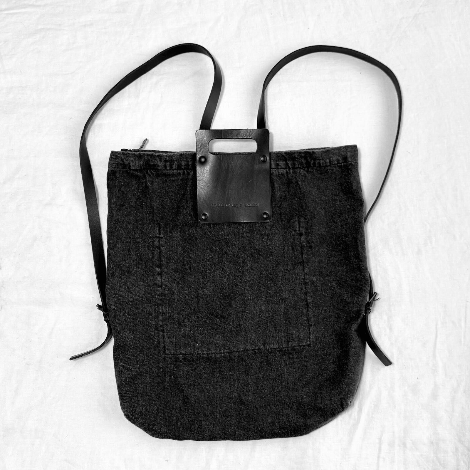 Other Minimalist black denim and leather backpack Size ONE SIZE - 1 Thumbnail