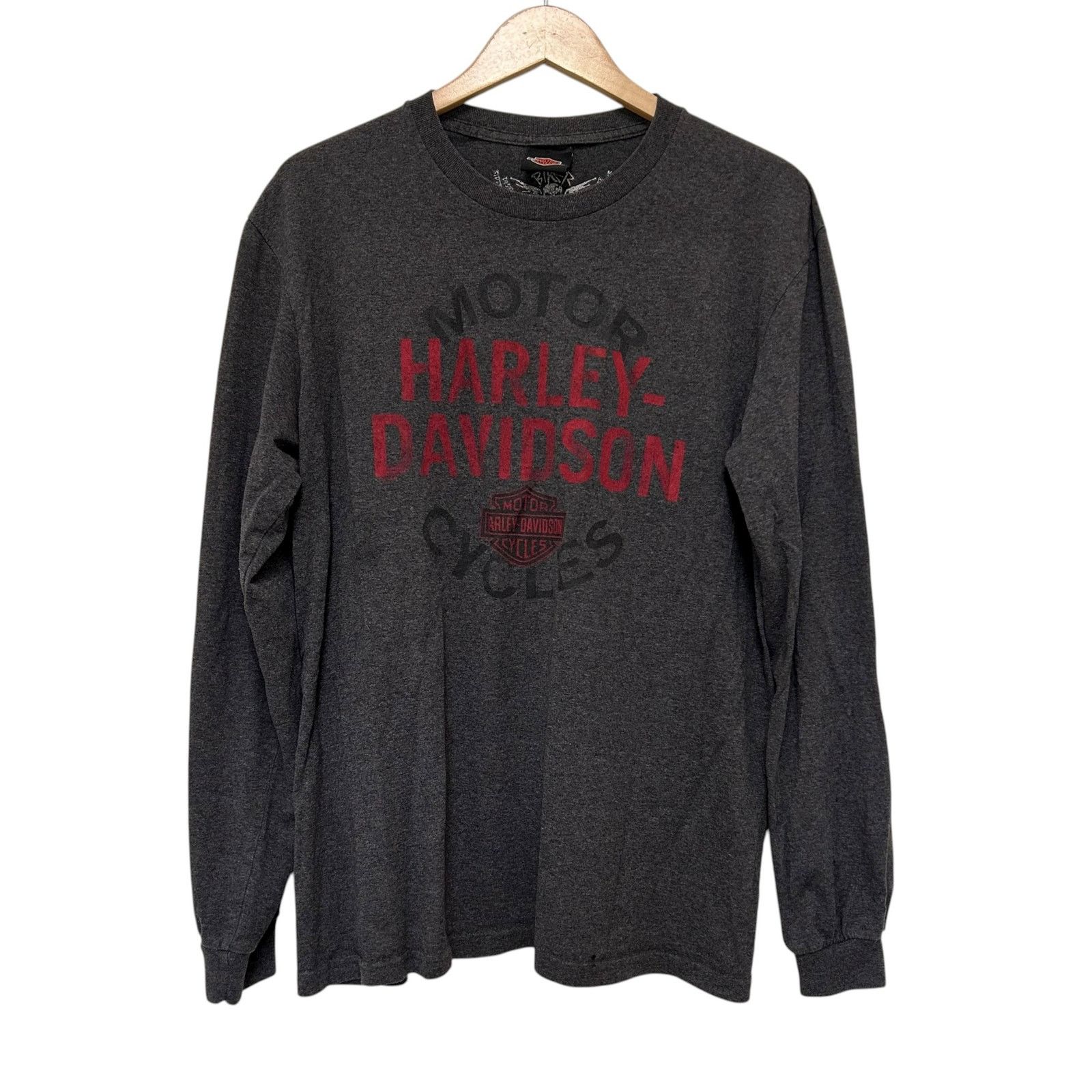 Harley Davidson Harley Davidson Gray Long Sleeve Shirt Sz L Size US L / EU 52-54 / 3 - 1 Thumbnail