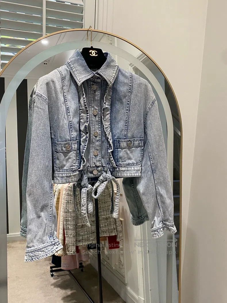 Chanel Chanel 22-year-old denim jacket Size XXS / US 00 / IT 34 - 1 Thumbnail