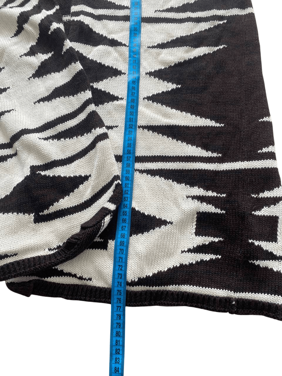 Lauren Ralph Lauren auren RL Cotton Linen Aztec Open Front Cardigan Size M / US 6-8 / IT 42-44 - 5 Thumbnail