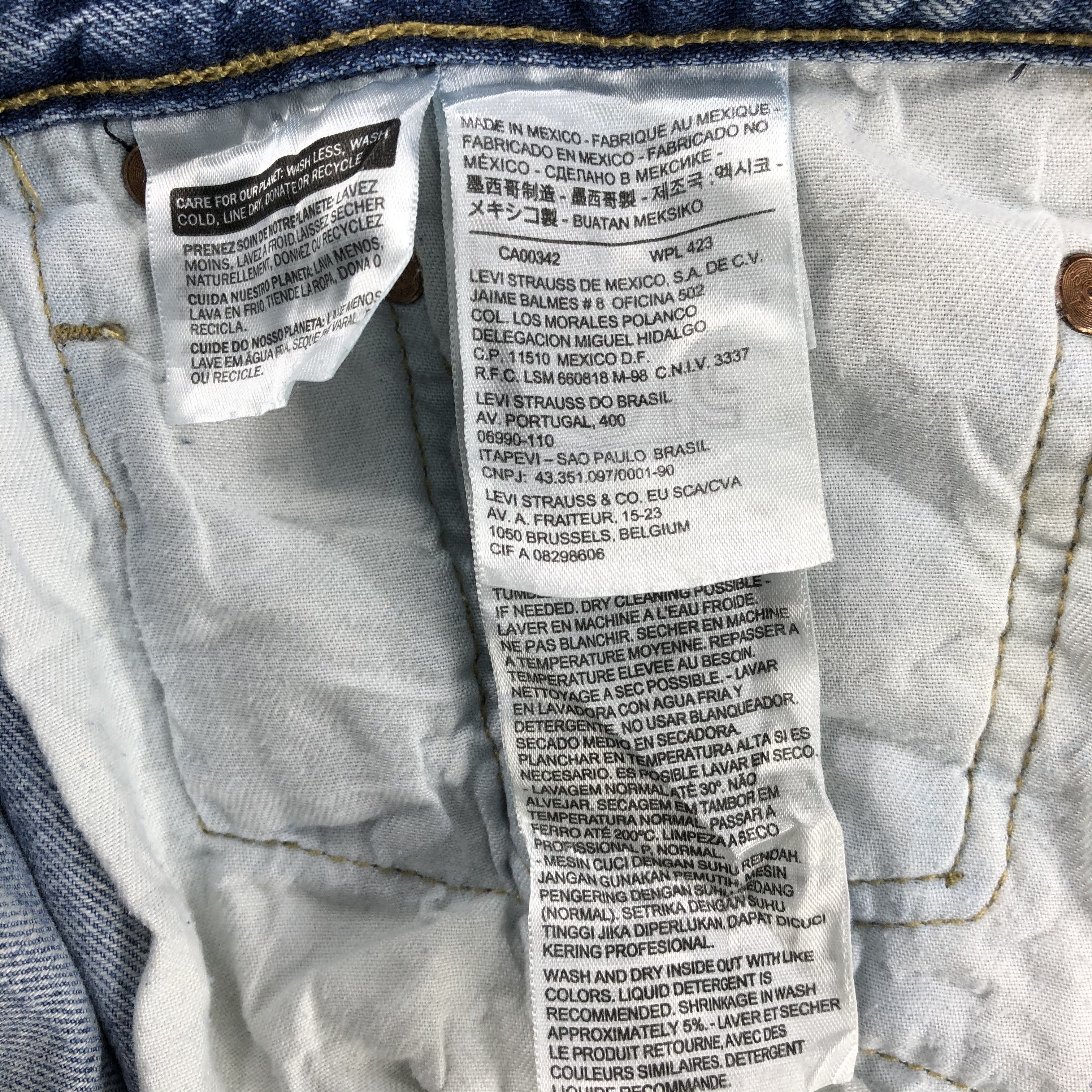Vintage Levis 501 Jeans Light Washed Denim-J1071