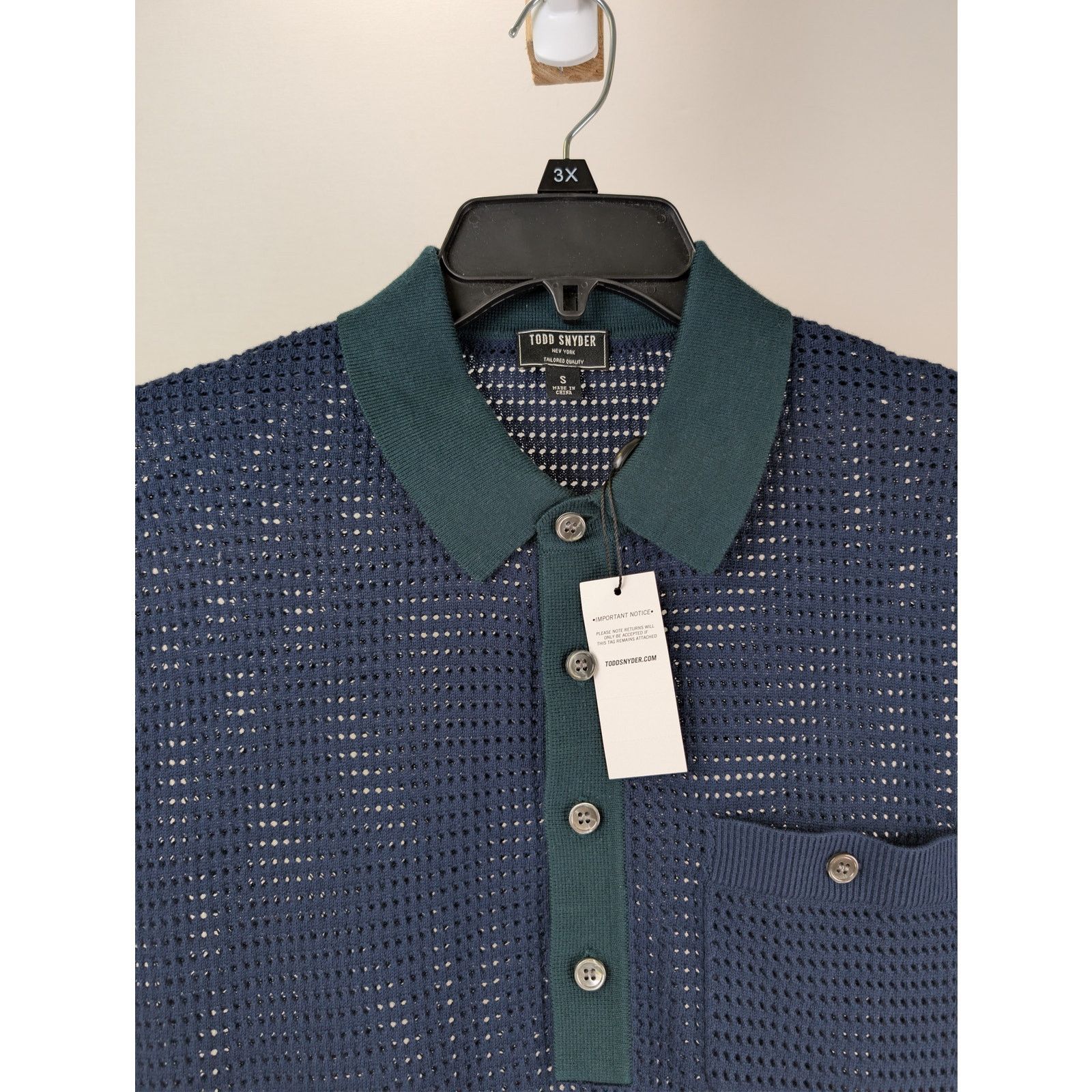Todd Snyder o1rshd1 CC20 Polo Shirt in Classic Navy Size US S / EU 44-46 / 1 - 7 Thumbnail