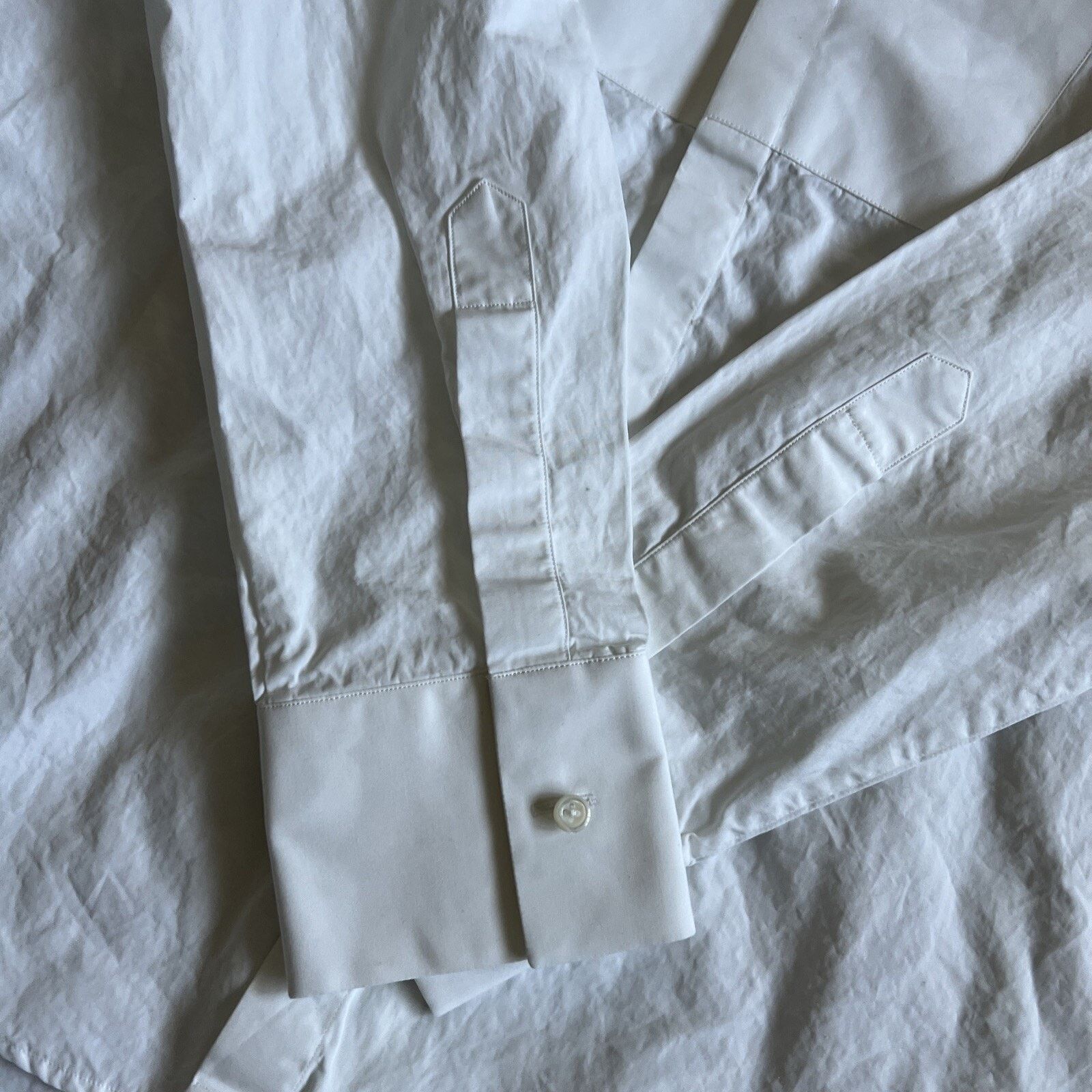 Dsquared2 DSQUARED2 Button-Up Dress Shirt Size 54 White Long Sleeves Size US L / EU 52-54 / 3 - 4 Thumbnail