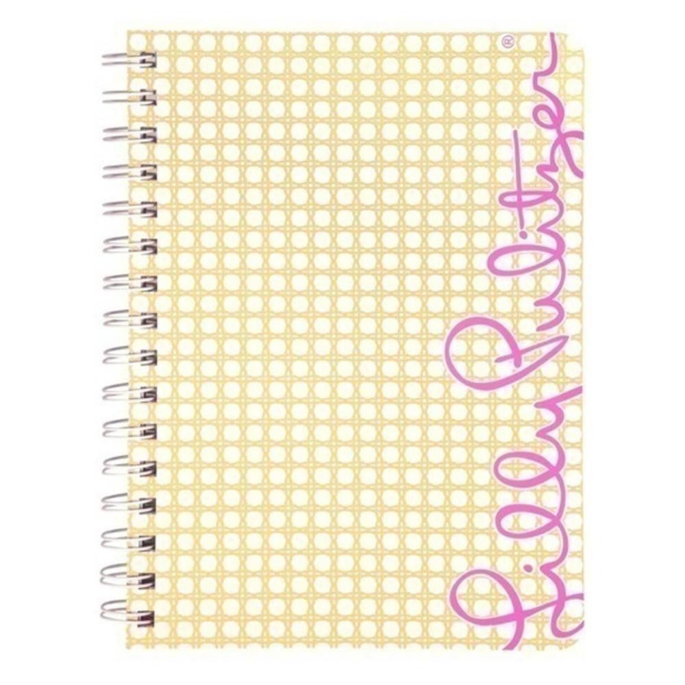 Designer NWT Lilly Pulitzer Mini Notebook Gold Metallic Caning Size ONE SIZE - 1 Thumbnail
