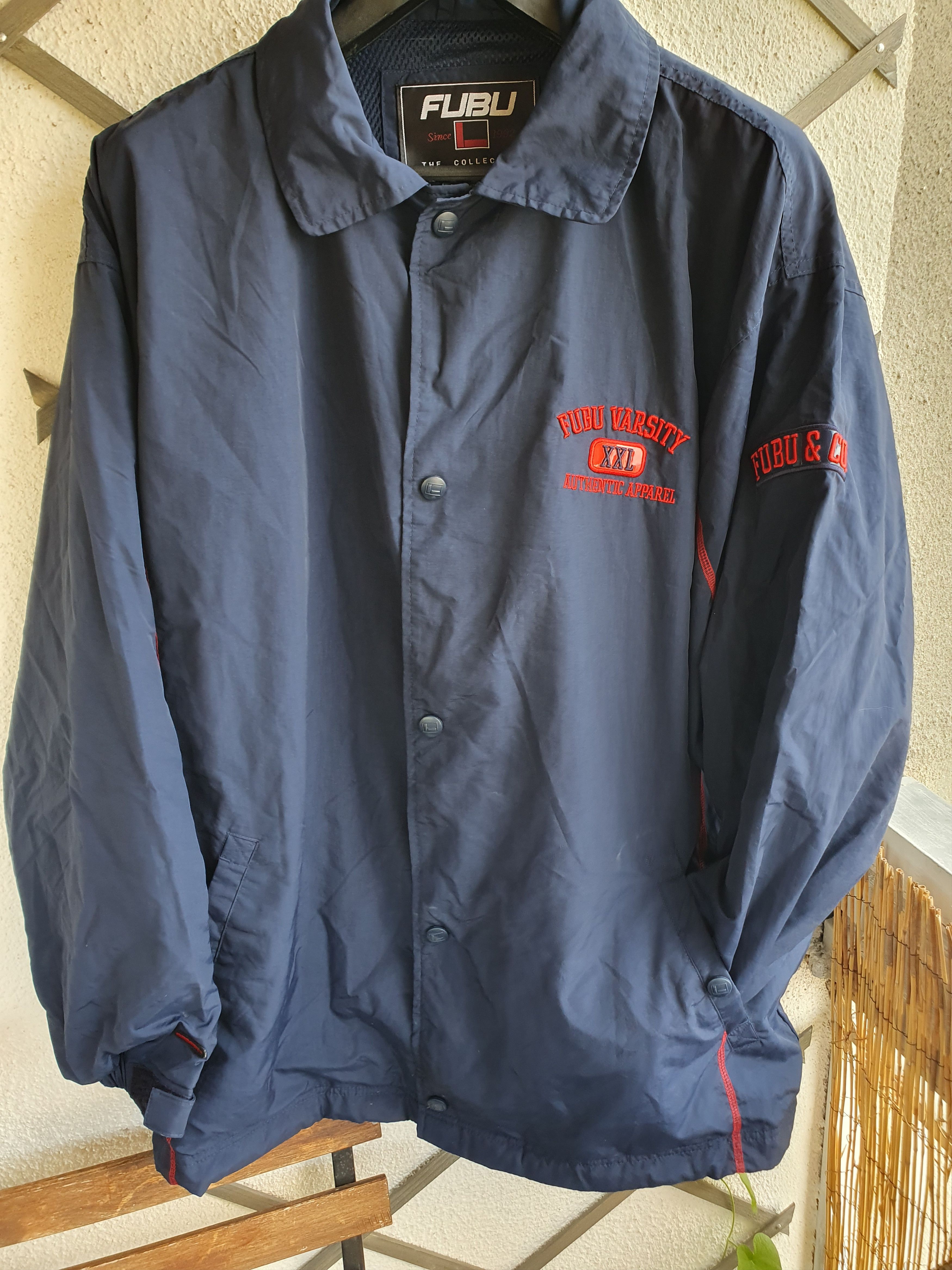 Fubu fubu the collection Varsity Vtg Jacket Windbreaker Size US XL / EU 56 / 4 - 1 Thumbnail