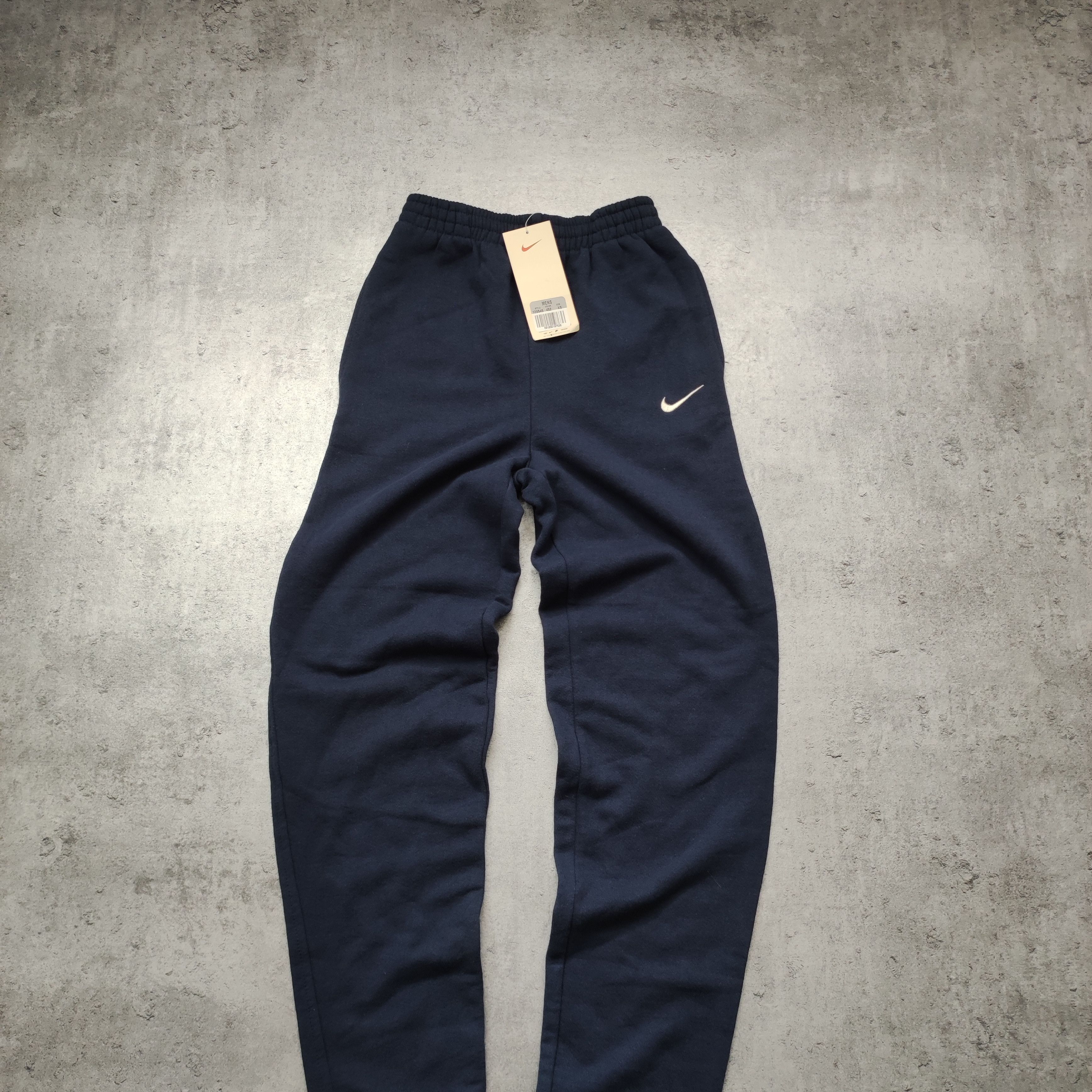 Nike × Vintage RARE Vintage 90s New With TAG Nike Navy Sweatpants Size US 30 / EU 46 - 2 Thumbnail
