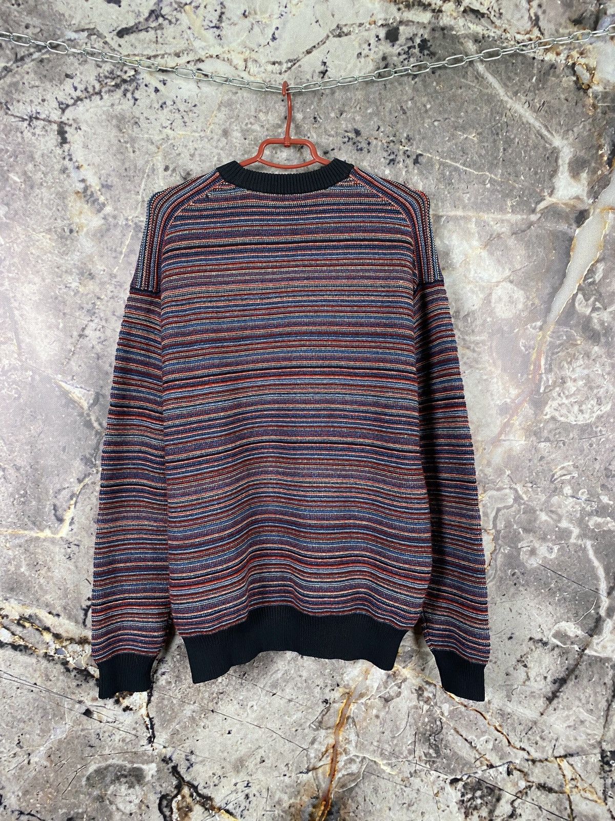 Hugo Boss Men’s Hugo Boss Sweatshirt Multicolor Striped Size L Size US L / EU 52-54 / 3 - 10 Thumbnail
