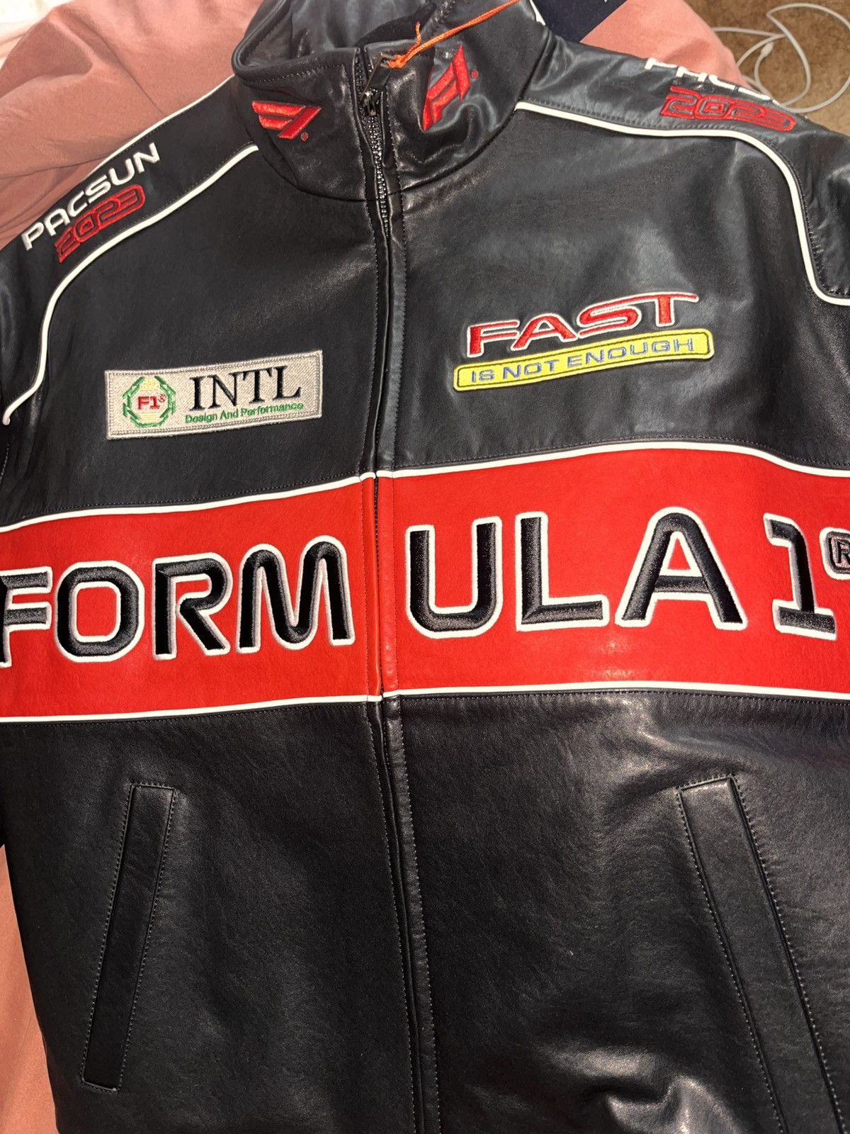 Formula 1 Formula 1 Leather Jacket “Pole Position” Size US S / EU 44-46 / 1 - 2 Thumbnail
